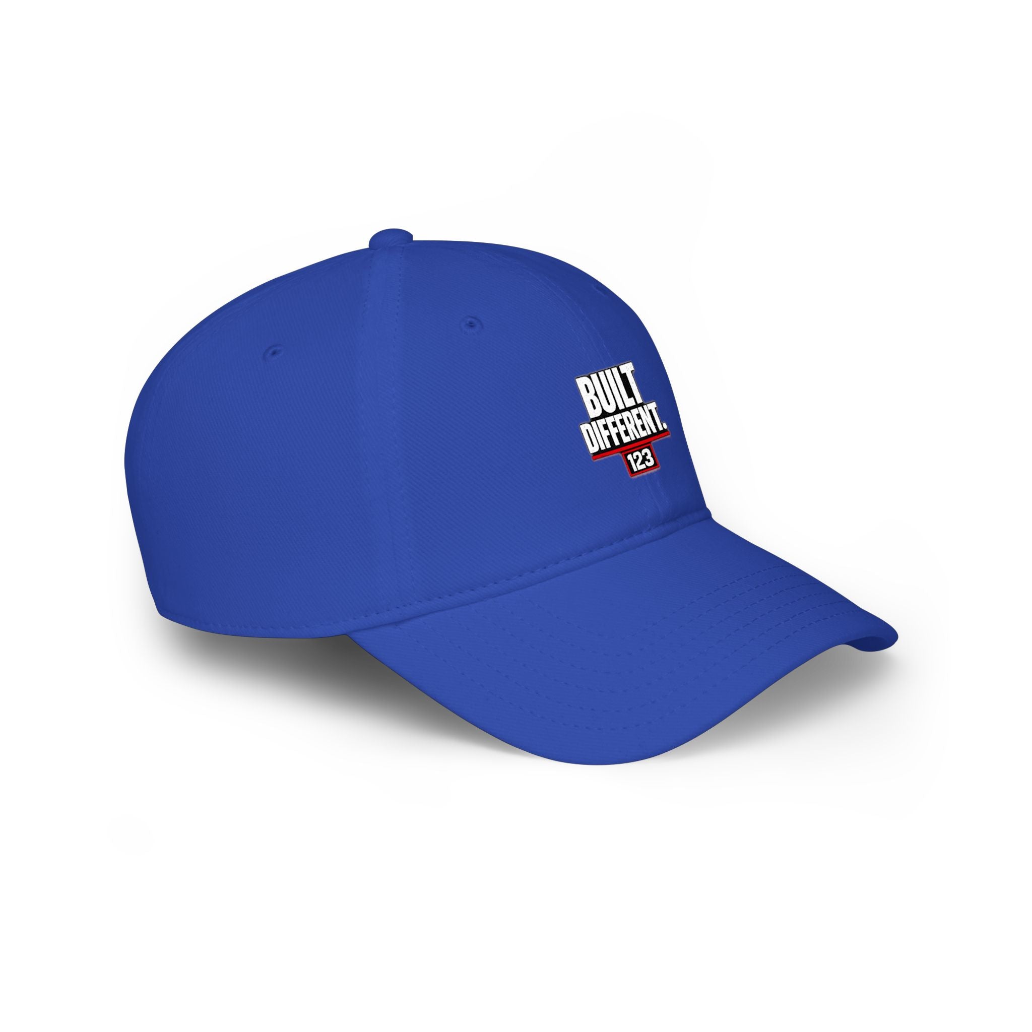 Built Different 123 Red Baseball Cap