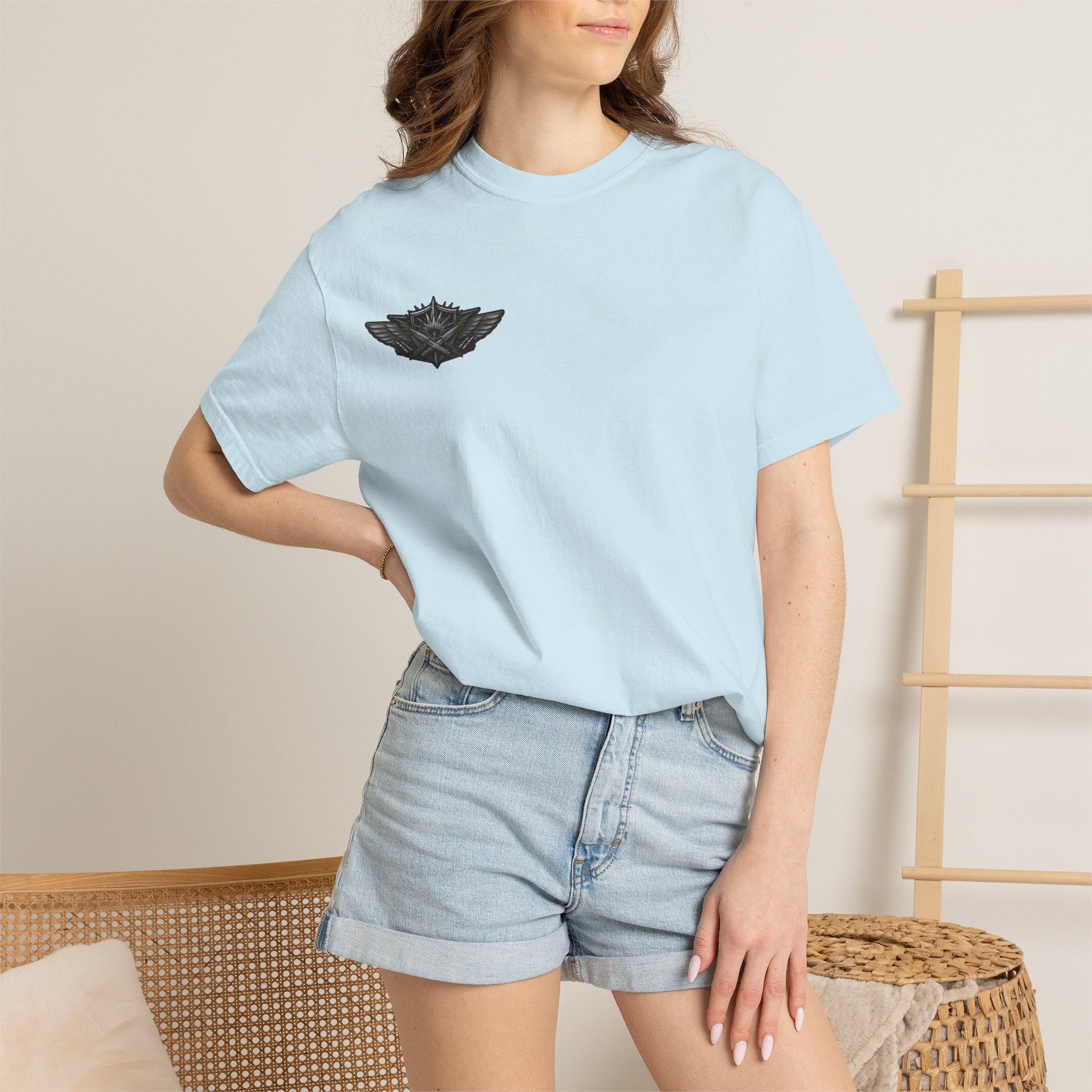 Combat Action T-Shirt — Military Patch Graphic Tee