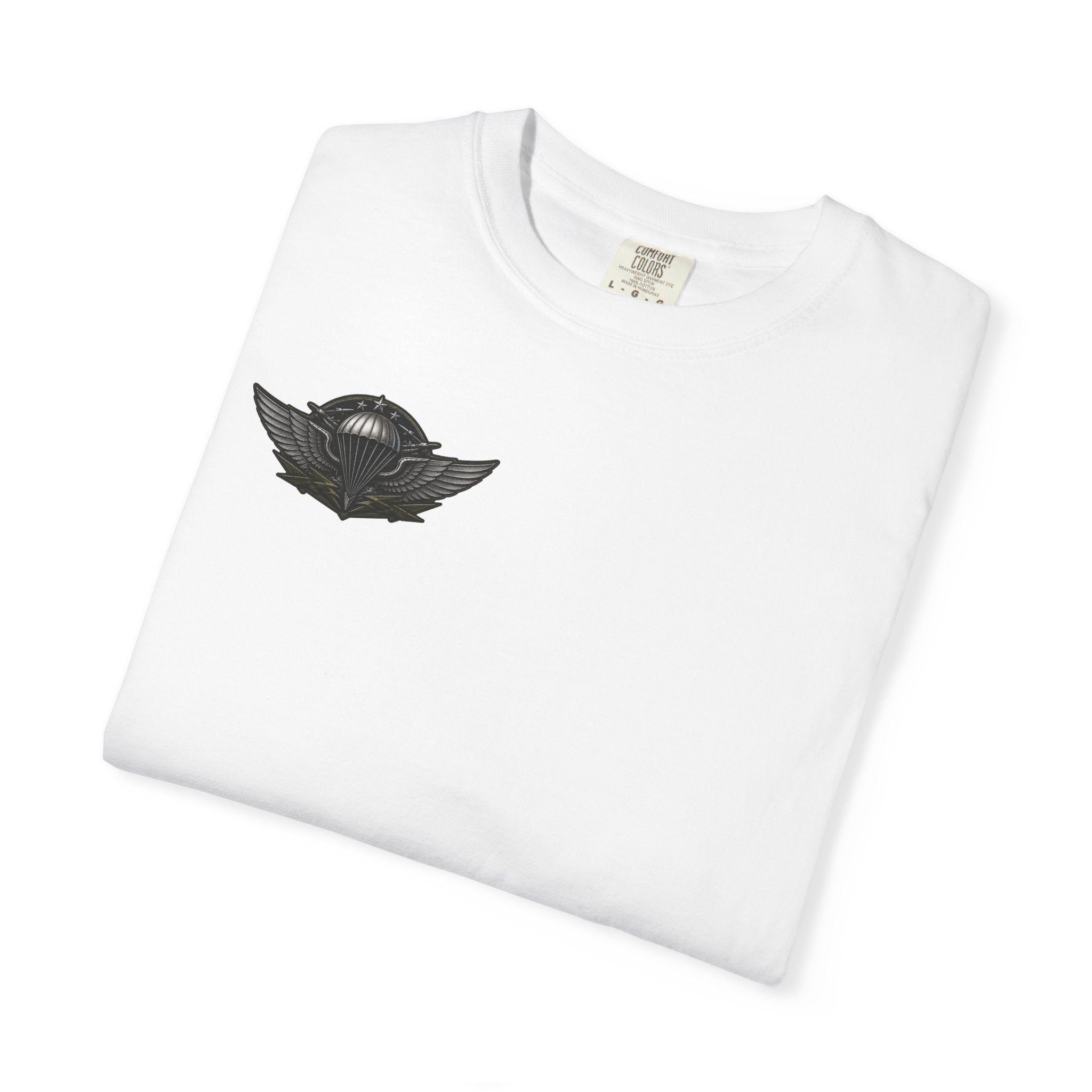 Parachutist Wings T-Shirt — Military Airborne Pilot Badge Tee