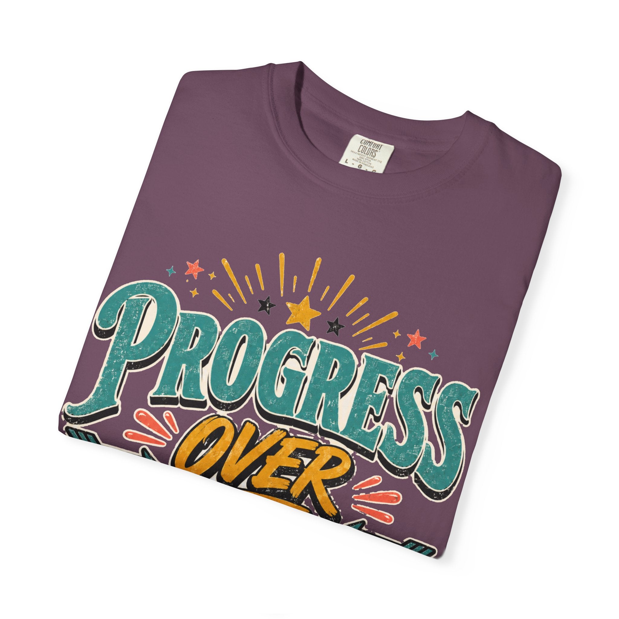 Progress Over Perfection T-Shirt — Motivational Graphic Tee