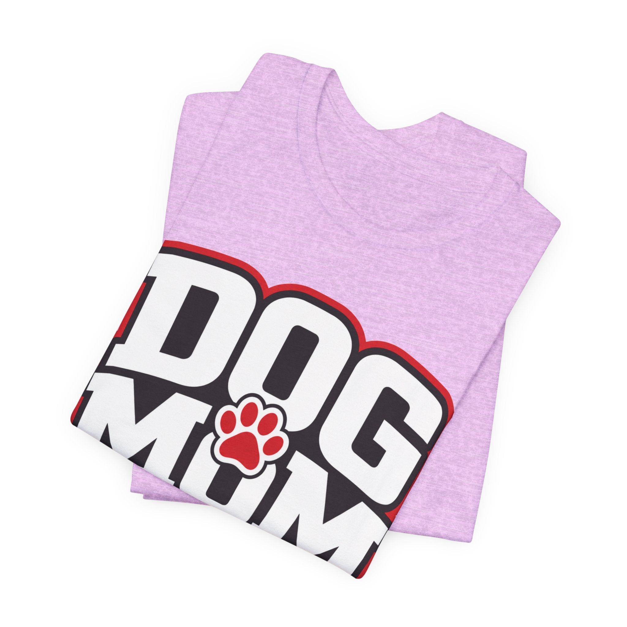 Dog Mom T-Shirt — Bold Paw Graphic Tee for Dog Lovers