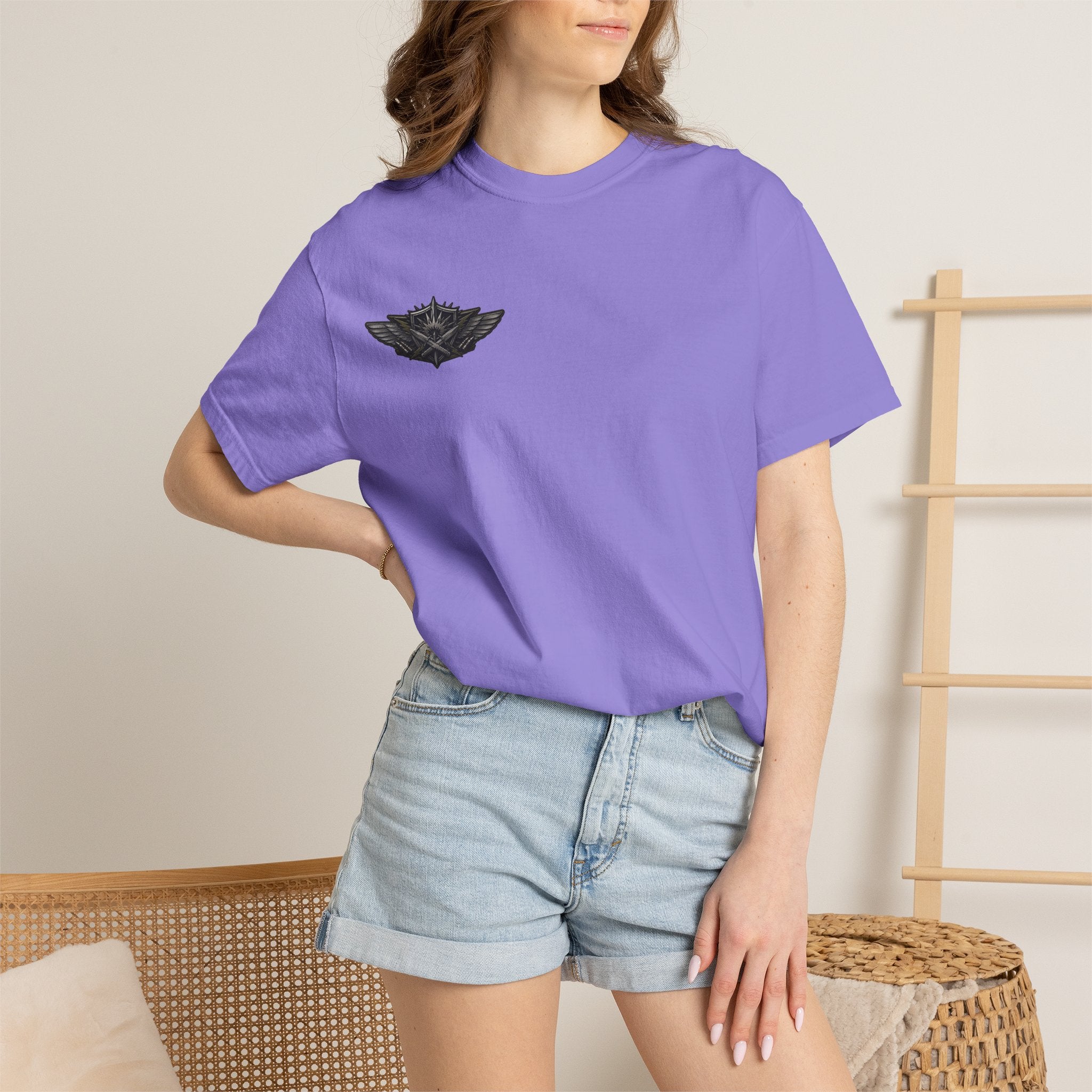 Combat Action T-Shirt — Military Patch Graphic Tee