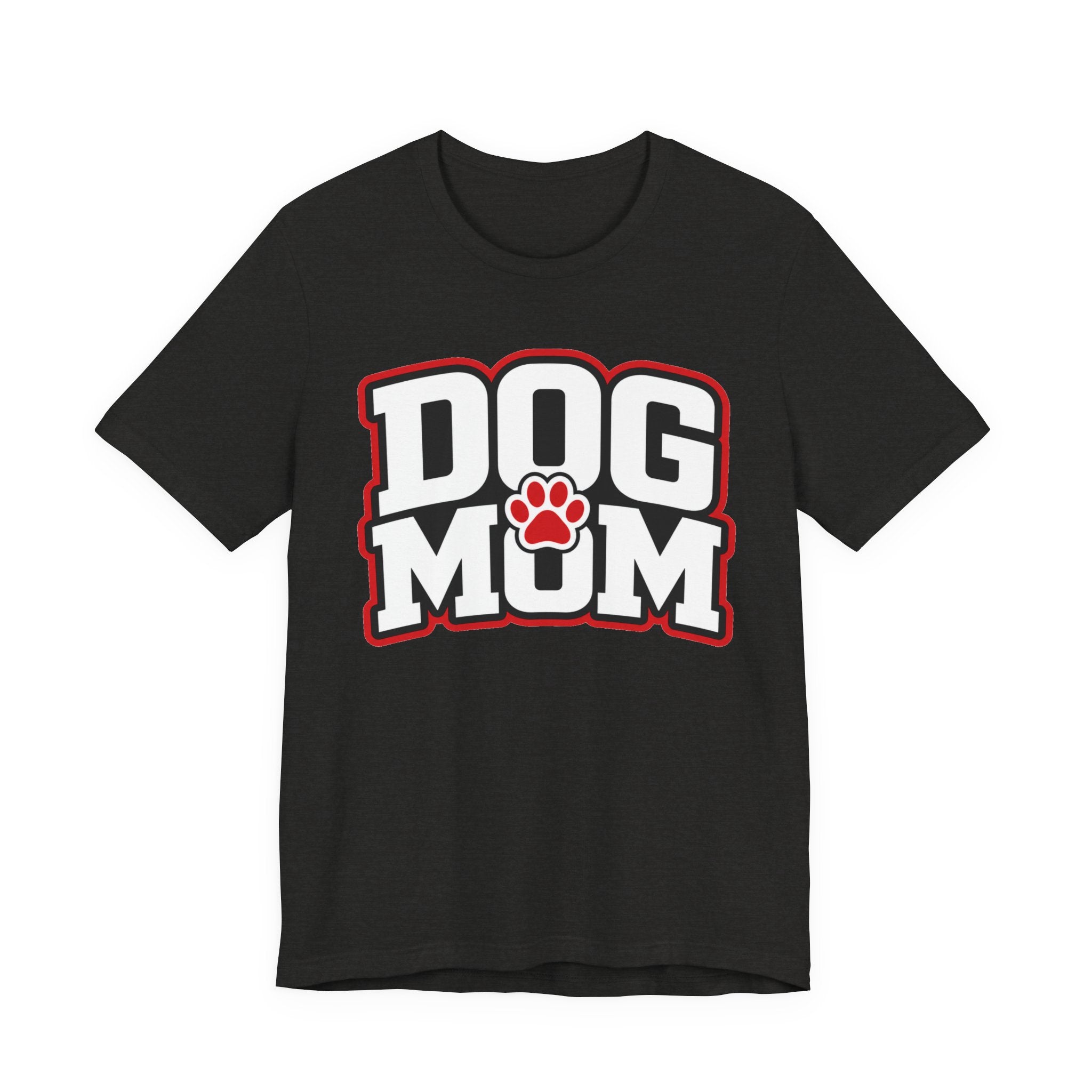 Dog Mom T-Shirt — Bold Paw Graphic Tee for Dog Lovers