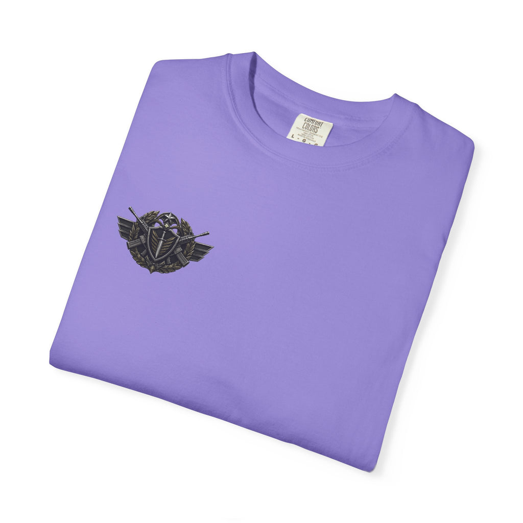 Vintage Winged Skull T-Shirt — Small Chest Graphic, Edgy Biker Style