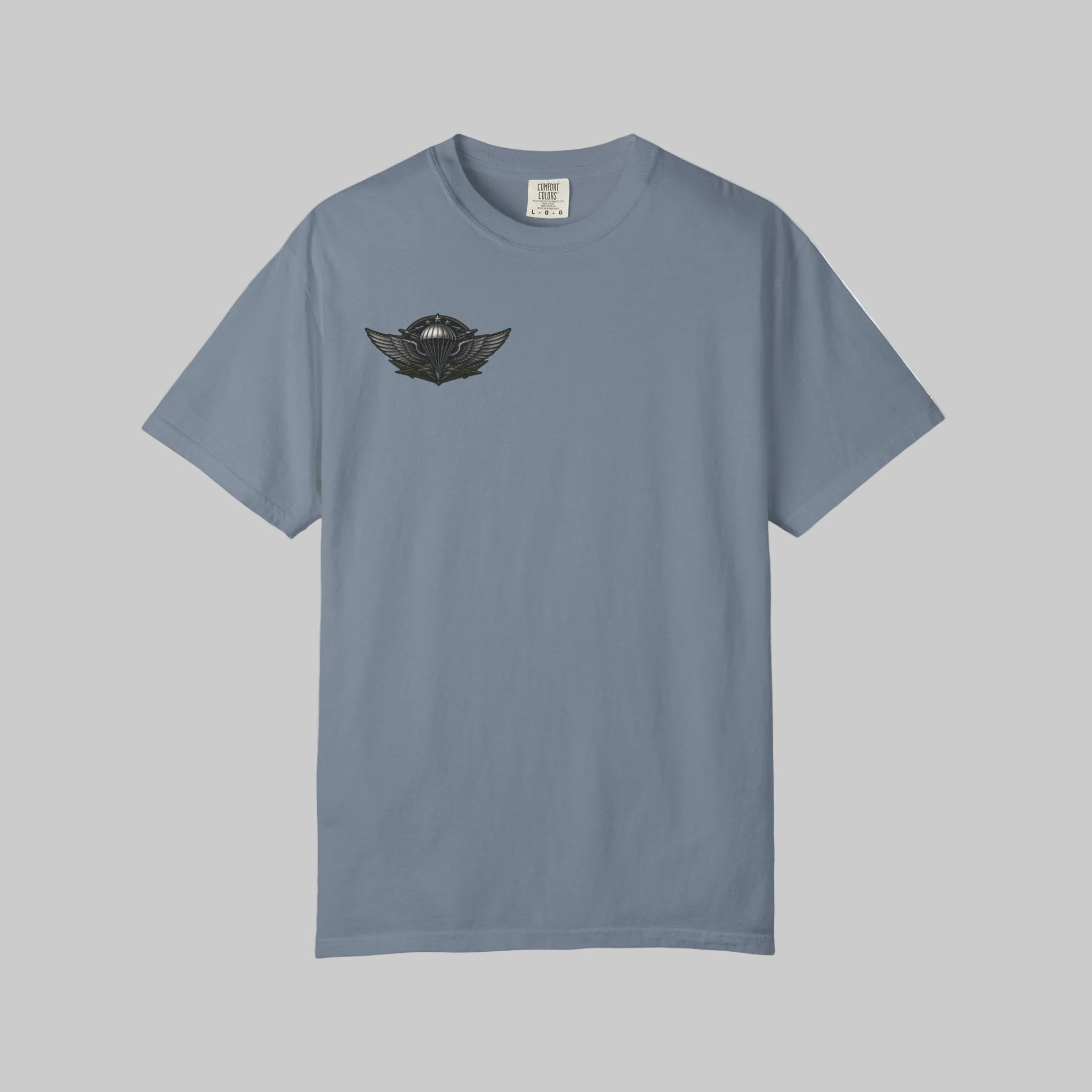 Parachutist Wings T-Shirt — Military Airborne Pilot Badge Tee
