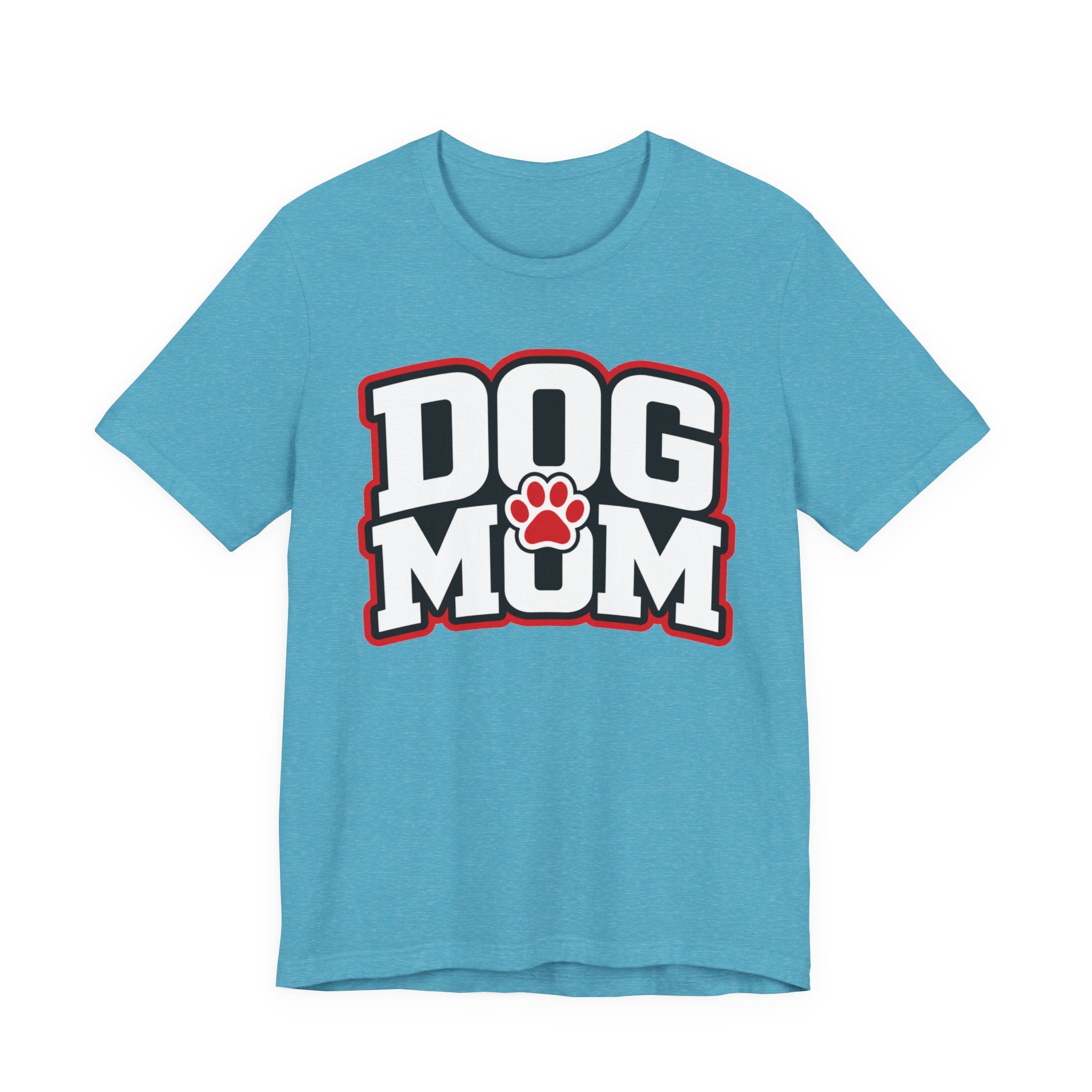 Dog Mom T-Shirt — Bold Paw Graphic Tee for Dog Lovers