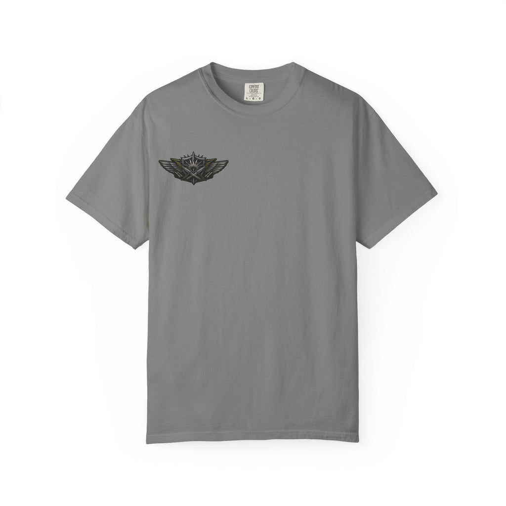 Combat Action T-Shirt — Military Patch Graphic Tee