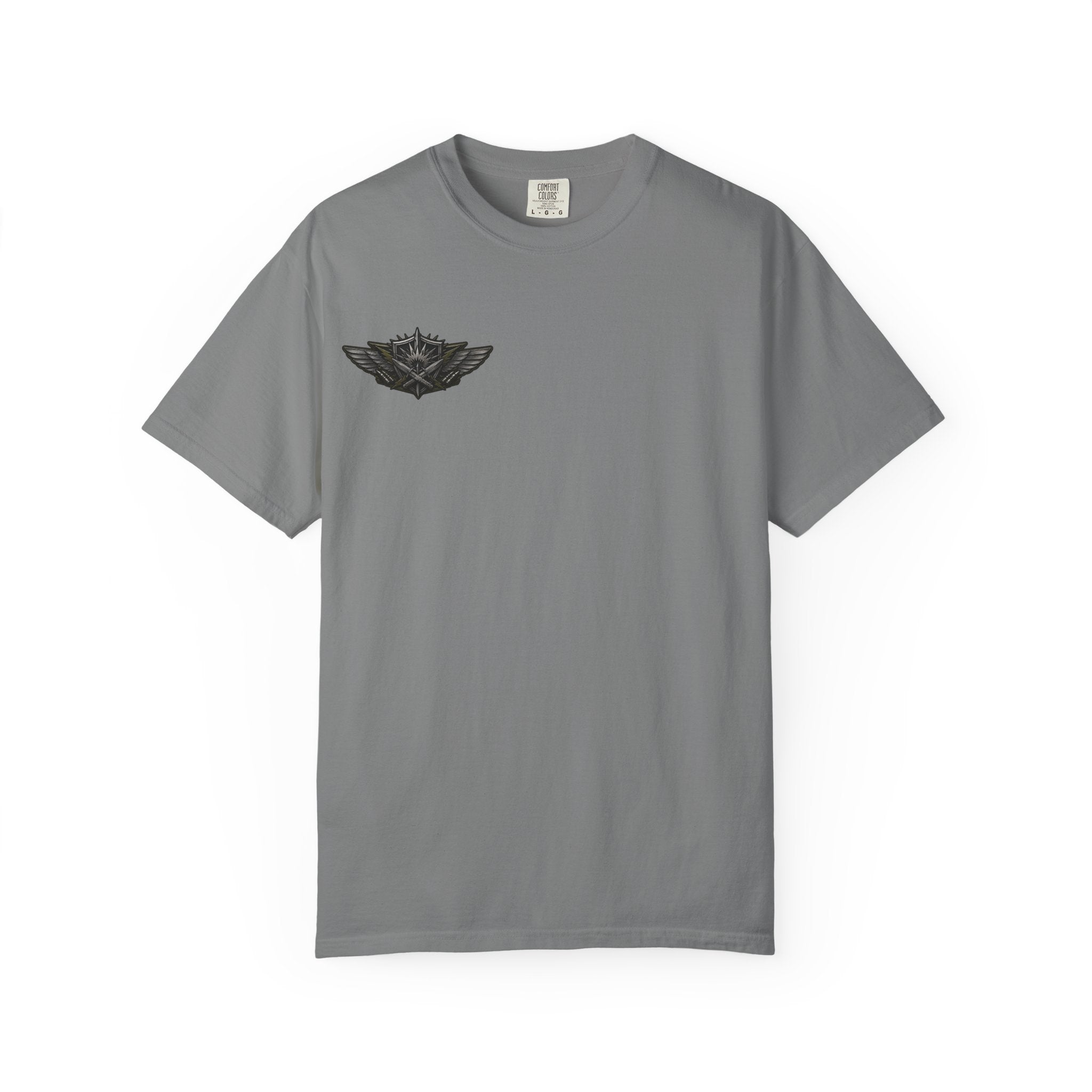Combat Action T-Shirt — Military Patch Graphic Tee
