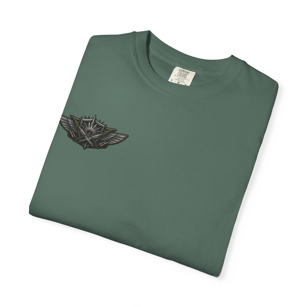 Combat Action T-Shirt — Military Patch Graphic Tee