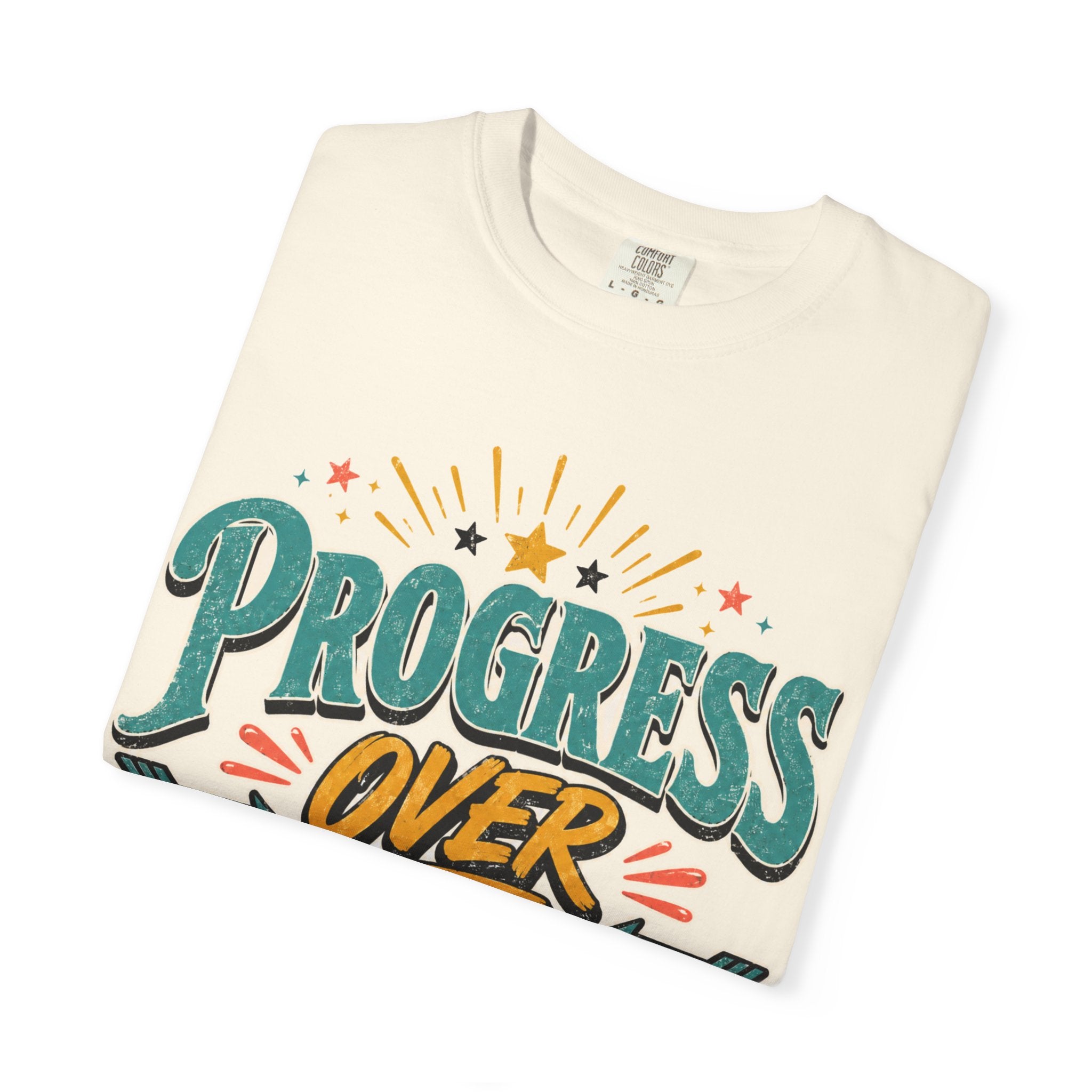 Progress Over Perfection T-Shirt — Motivational Graphic Tee