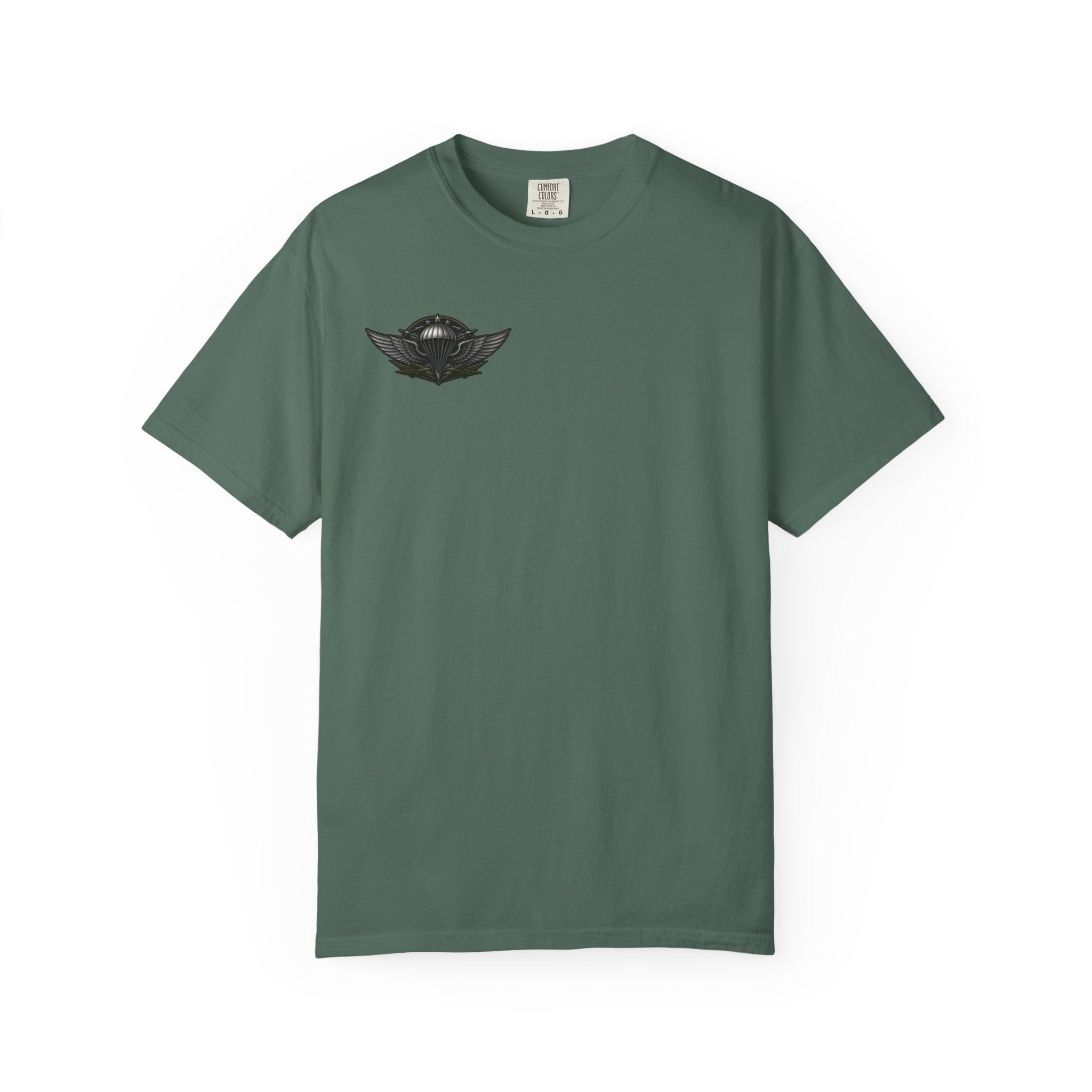 Parachutist Wings T-Shirt — Military Airborne Pilot Badge Tee