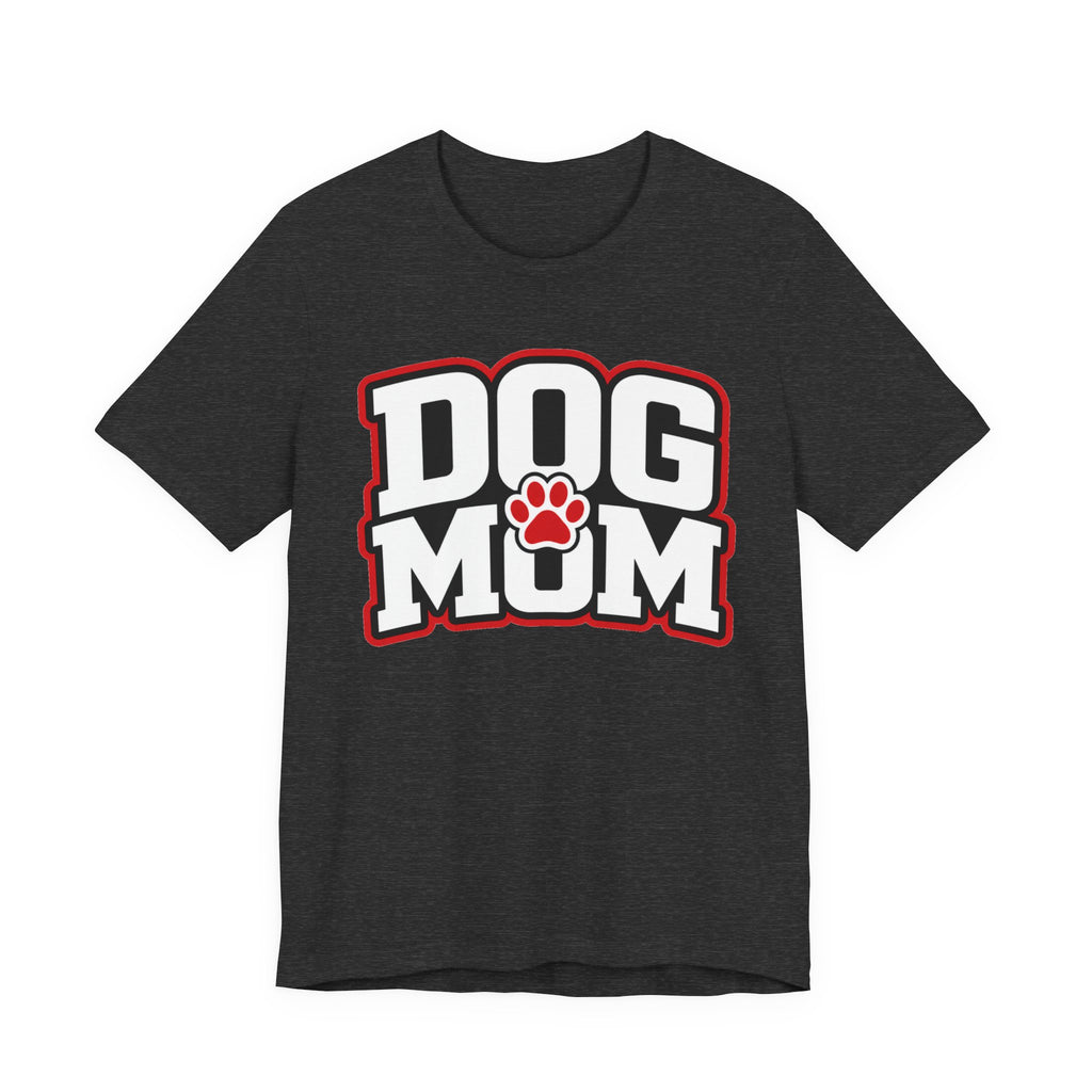 Dog Mom T-Shirt — Bold Paw Graphic Tee for Dog Lovers