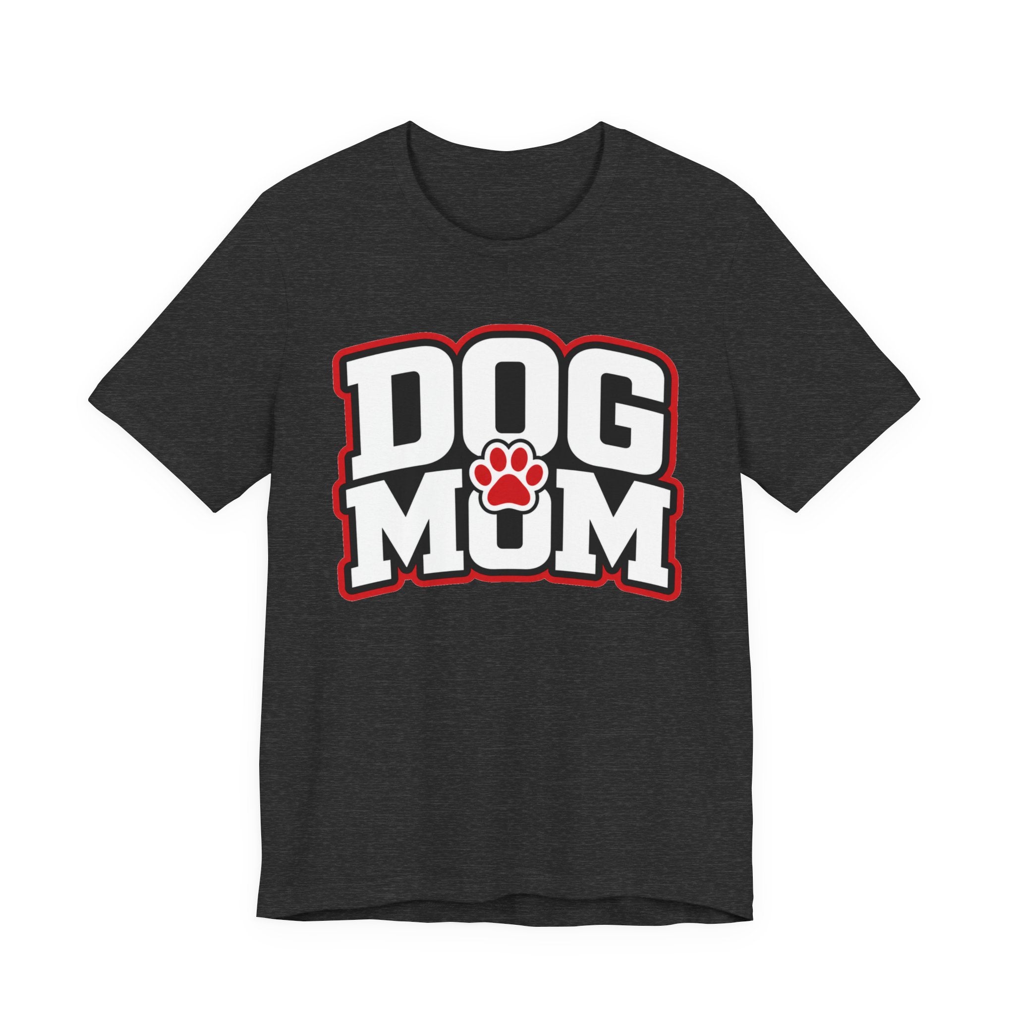 Dog Mom T-Shirt — Bold Paw Graphic Tee for Dog Lovers