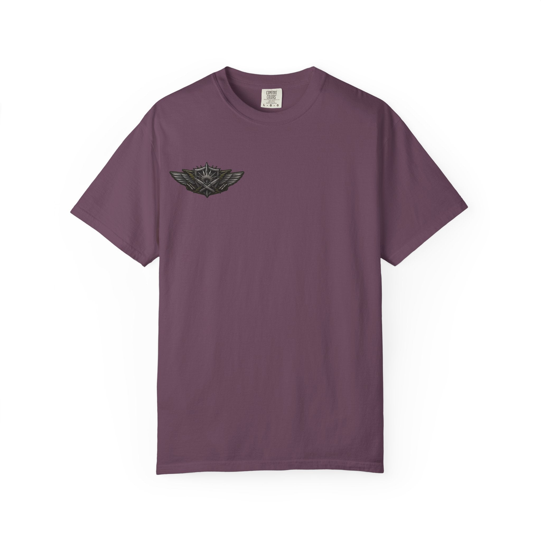 Combat Action T-Shirt — Military Patch Graphic Tee