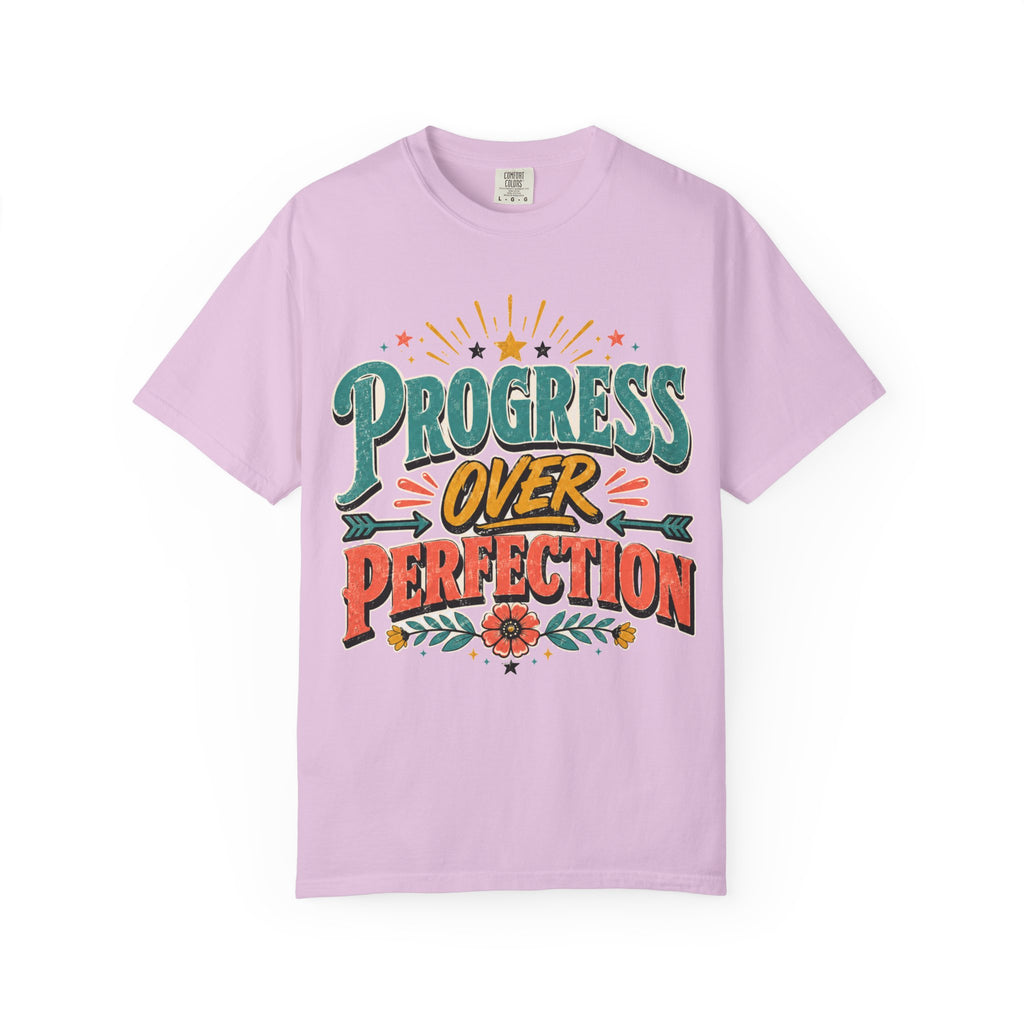 Progress Over Perfection T-Shirt — Motivational Graphic Tee