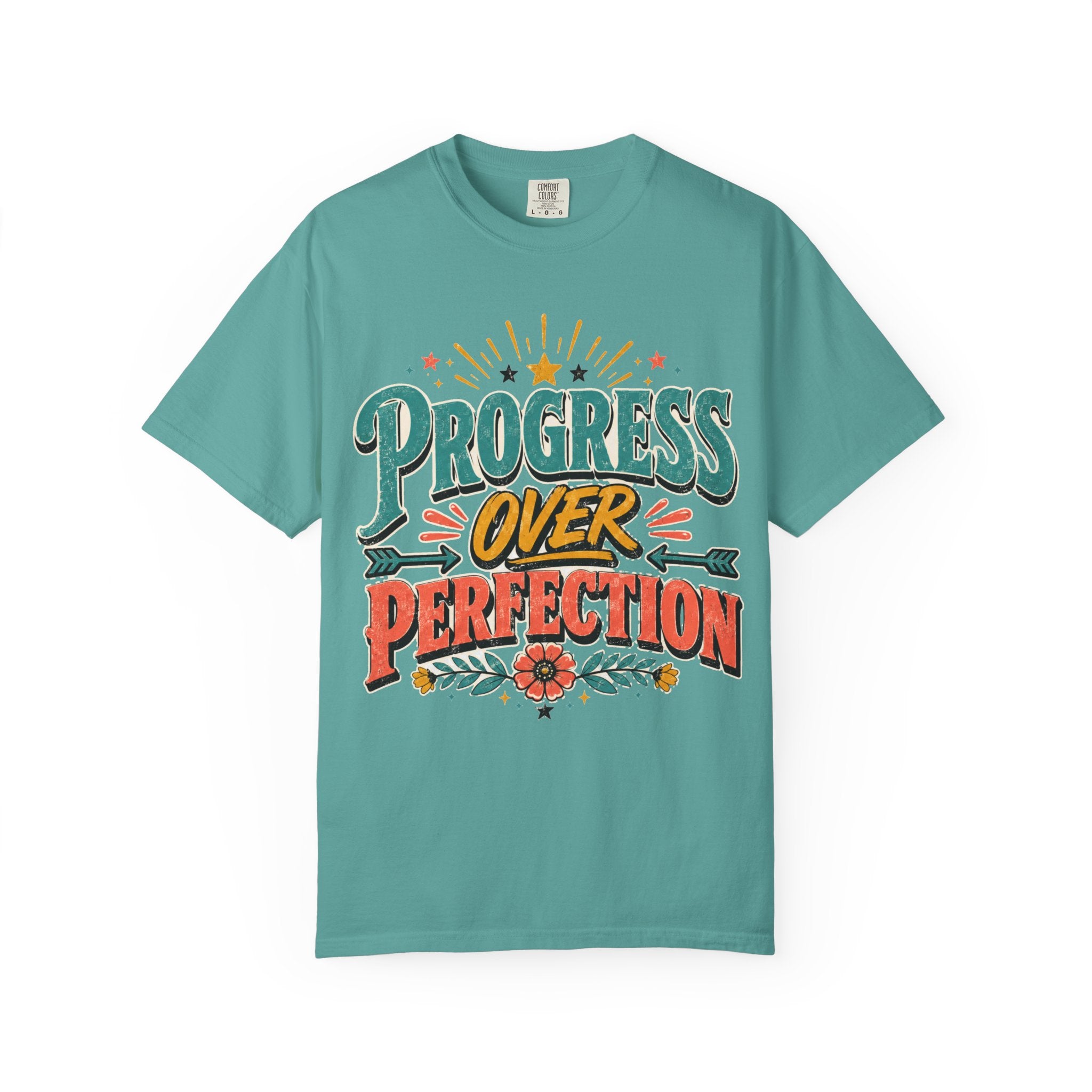 Progress Over Perfection T-Shirt — Motivational Graphic Tee