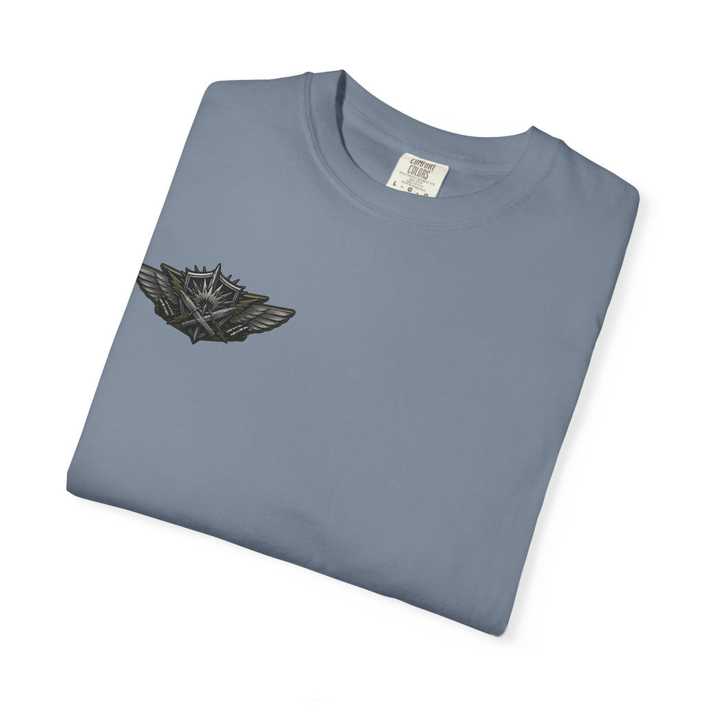 Combat Action T-Shirt — Military Patch Graphic Tee