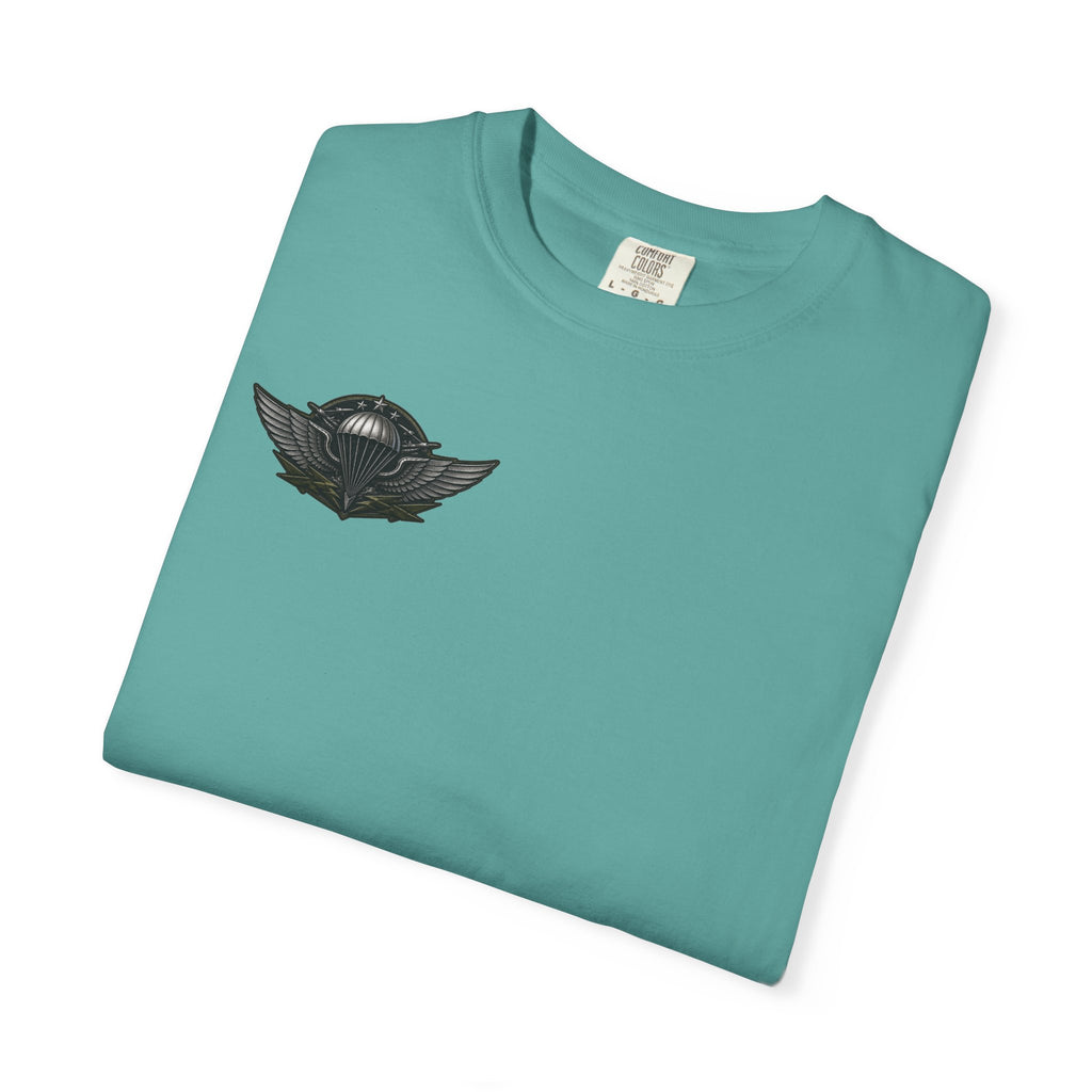 Parachutist Wings T-Shirt — Military Airborne Pilot Badge Tee