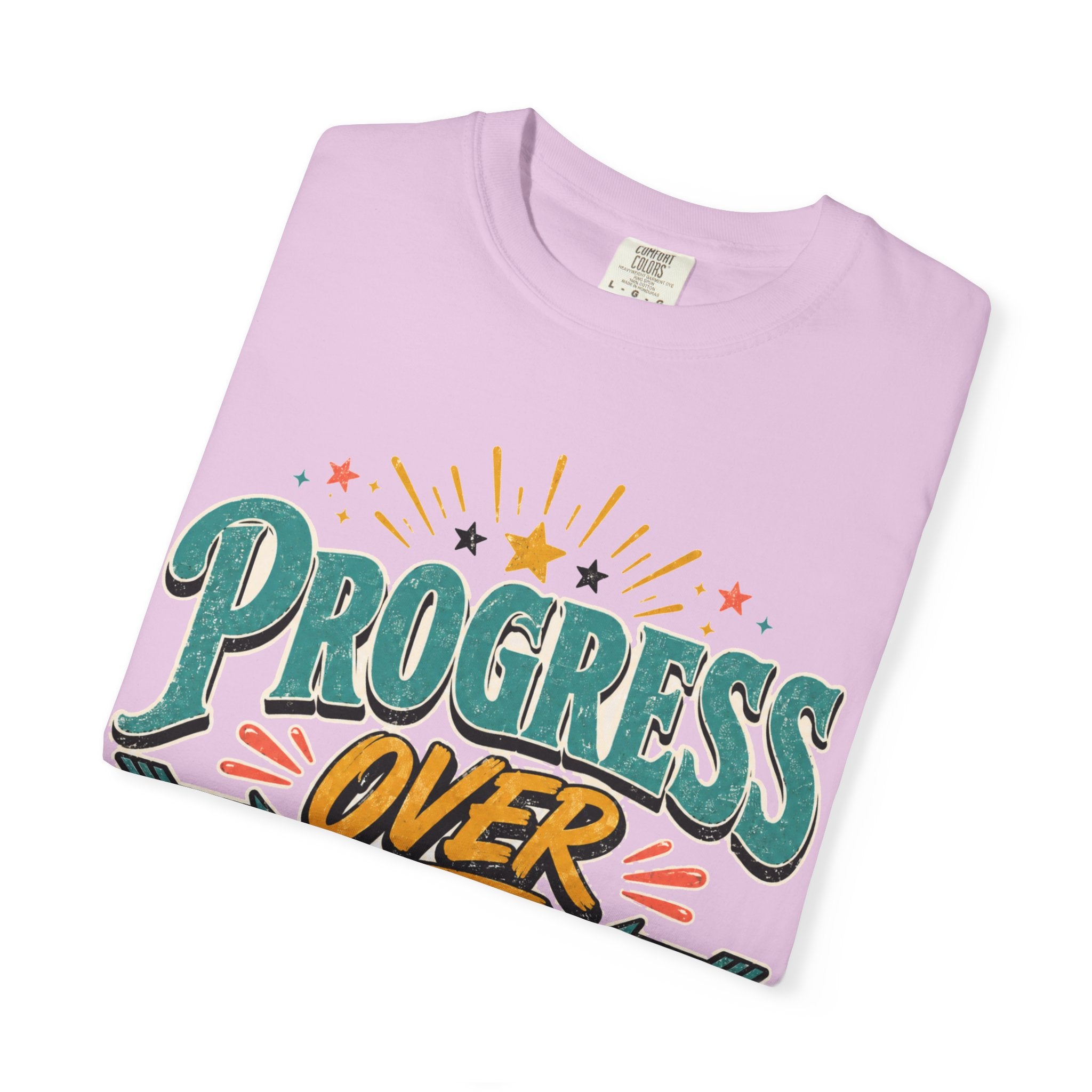 Progress Over Perfection T-Shirt — Motivational Graphic Tee