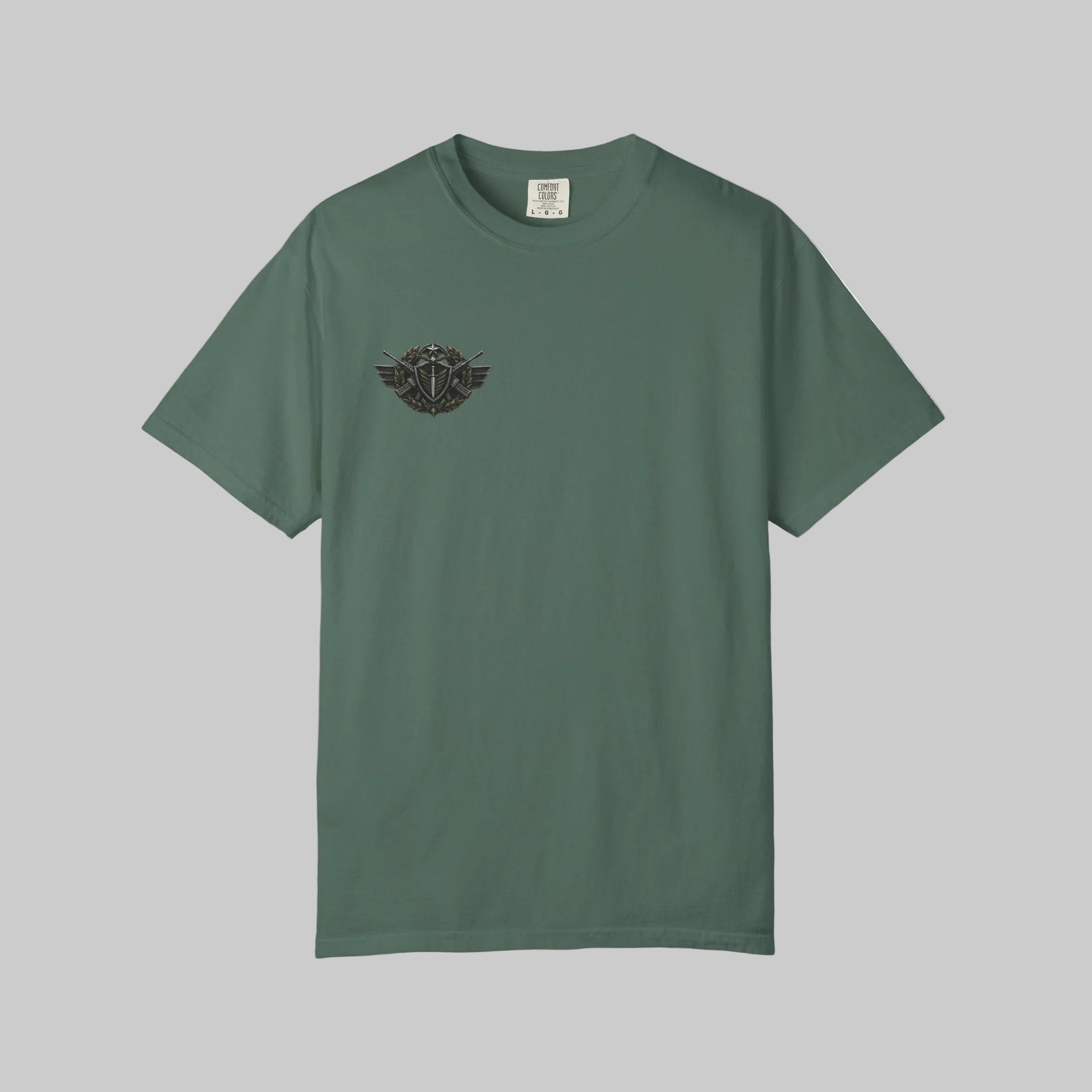 Vintage Winged Skull T-Shirt — Small Chest Graphic, Edgy Biker Style