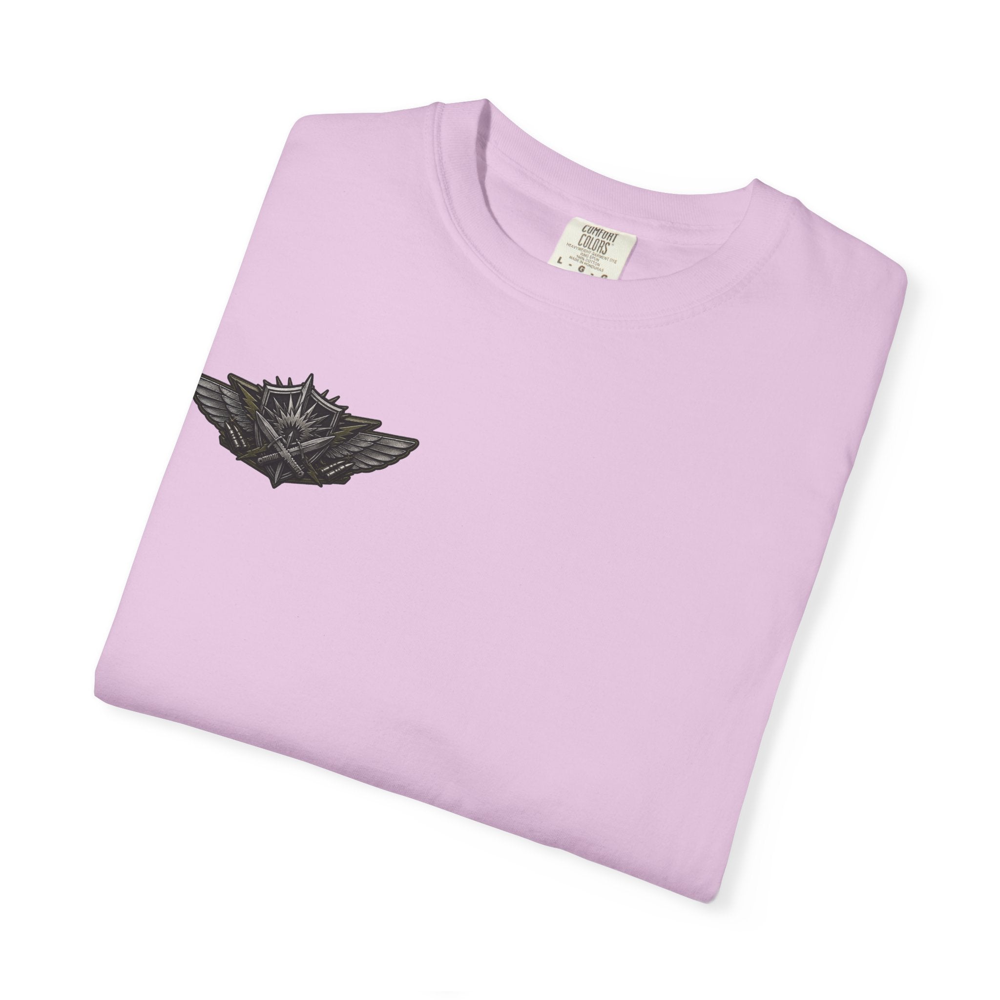 Combat Action T-Shirt — Military Patch Graphic Tee