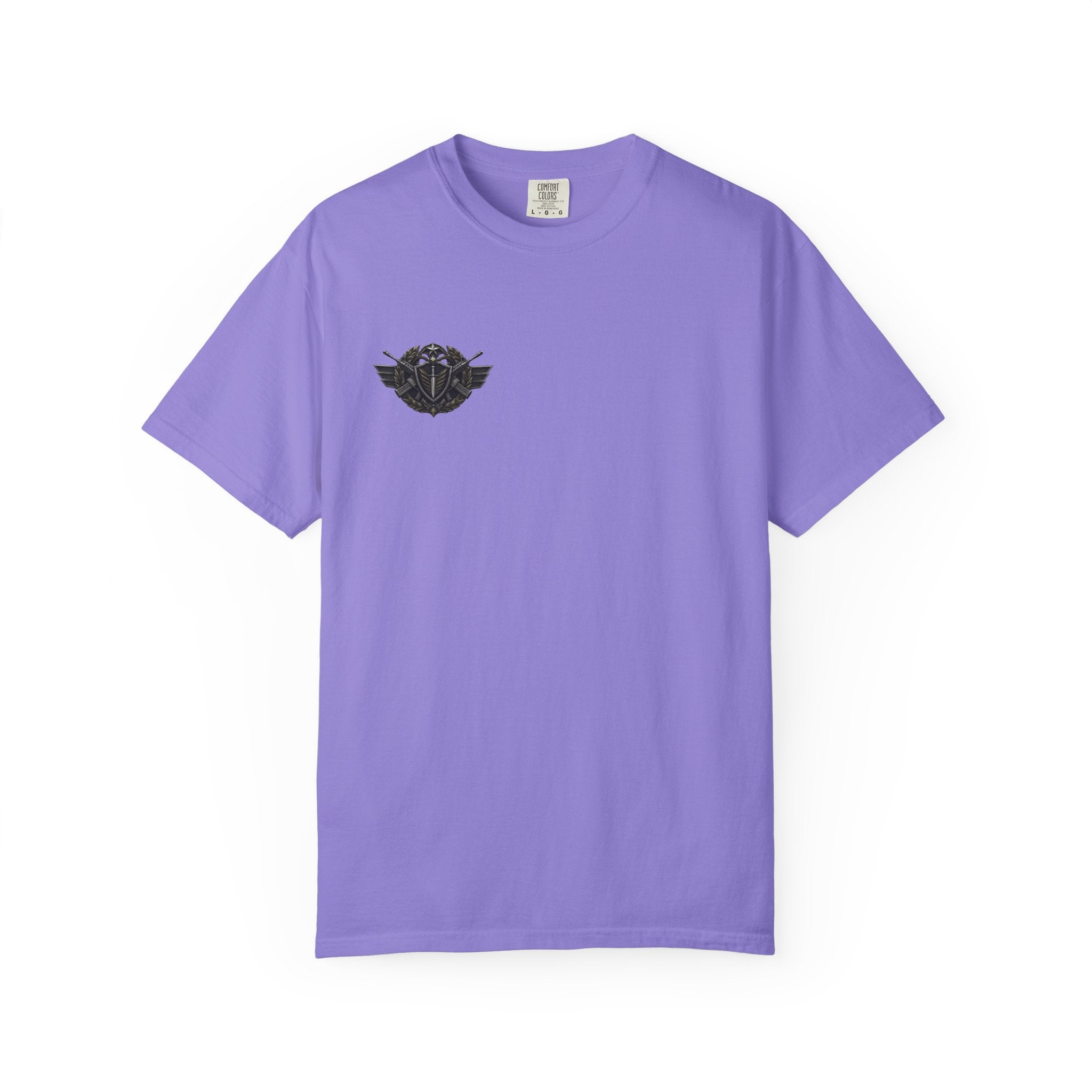 Vintage Winged Skull T-Shirt — Small Chest Graphic, Edgy Biker Style