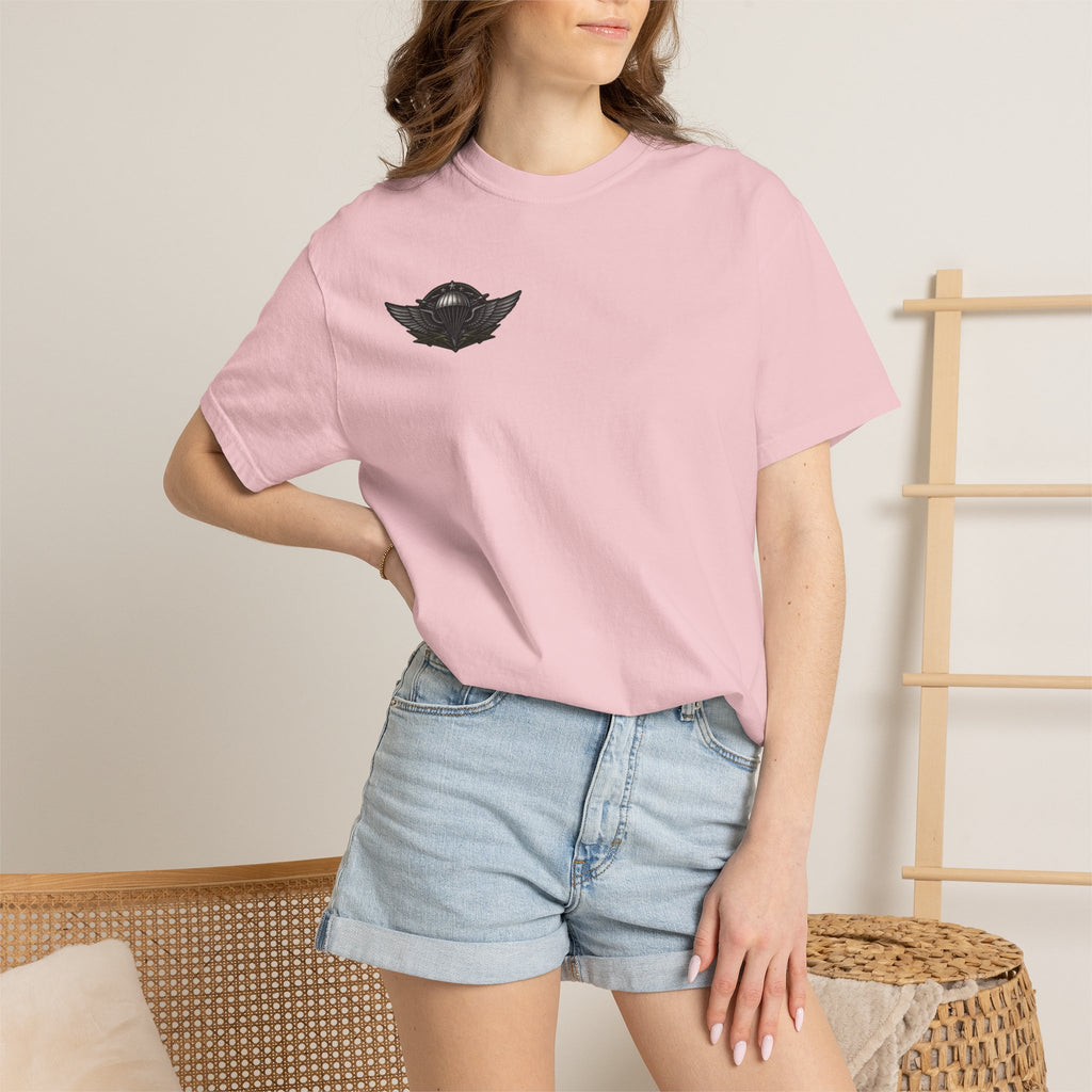 Parachutist Wings T-Shirt — Military Airborne Pilot Badge Tee