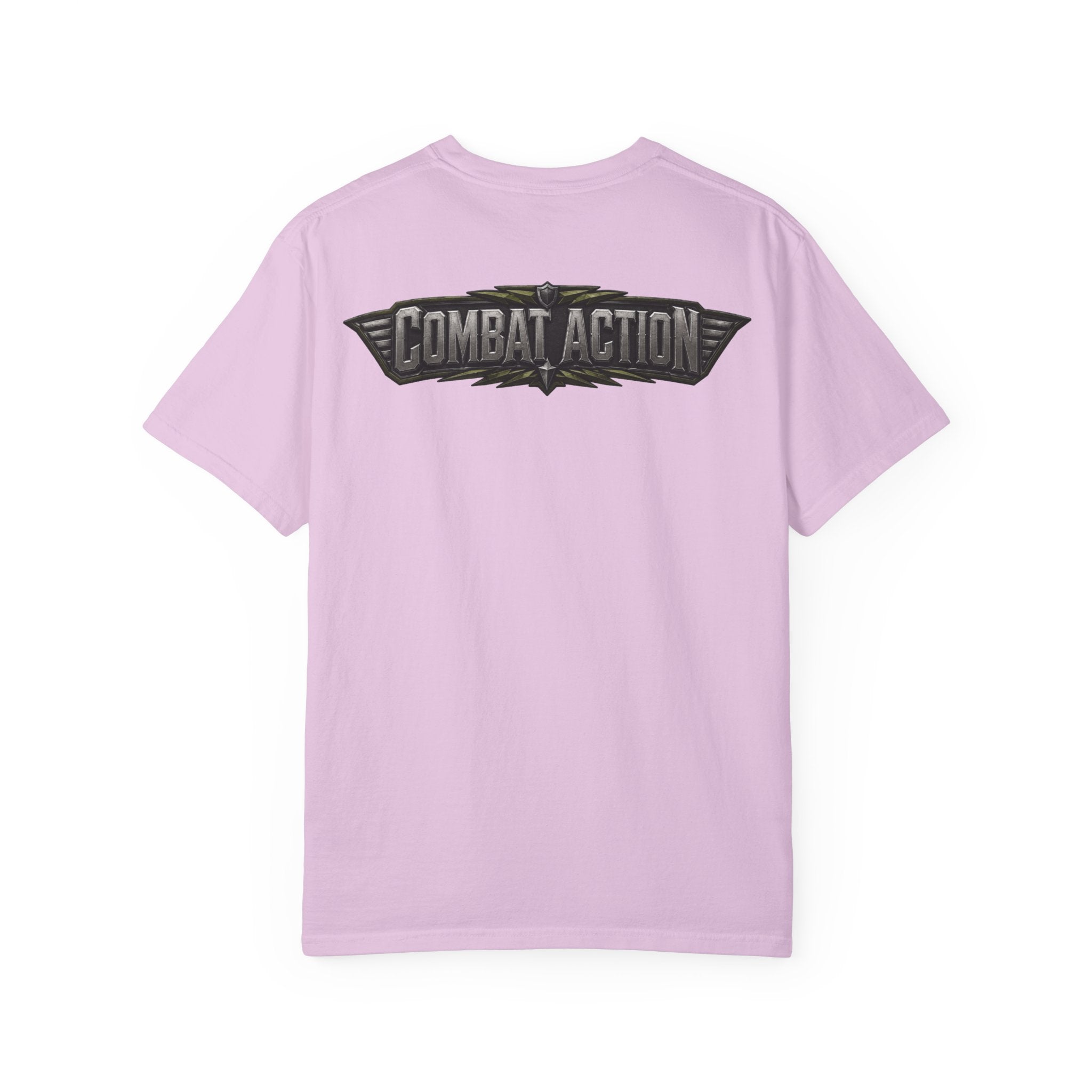 Combat Action T-Shirt — Military Patch Graphic Tee