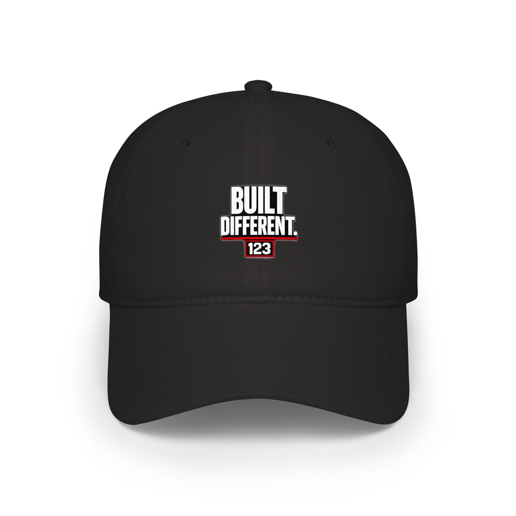 Built Different 123 Red Baseball Cap