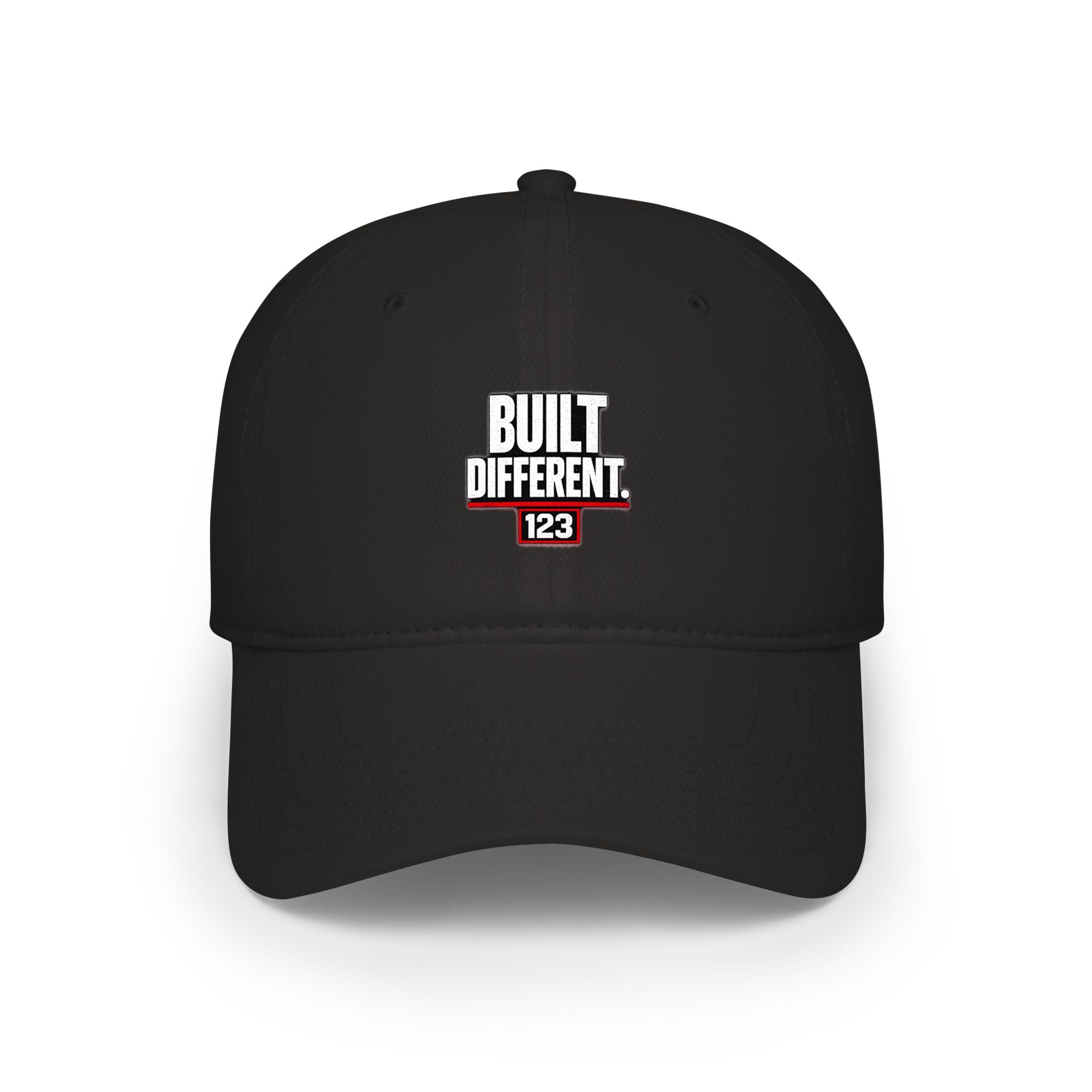 Built Different 123 Red Baseball Cap