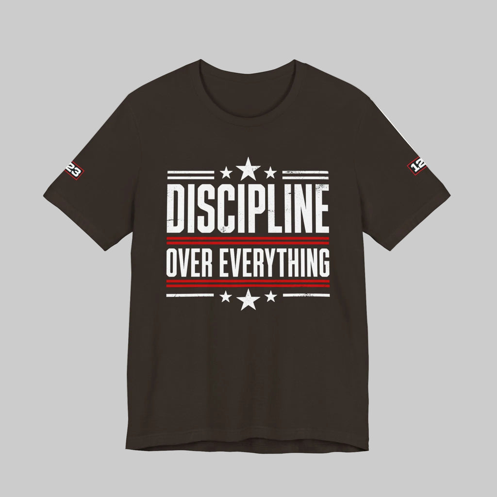 Discipline Over Everything T-Shirt — Motivational Athletic Tee