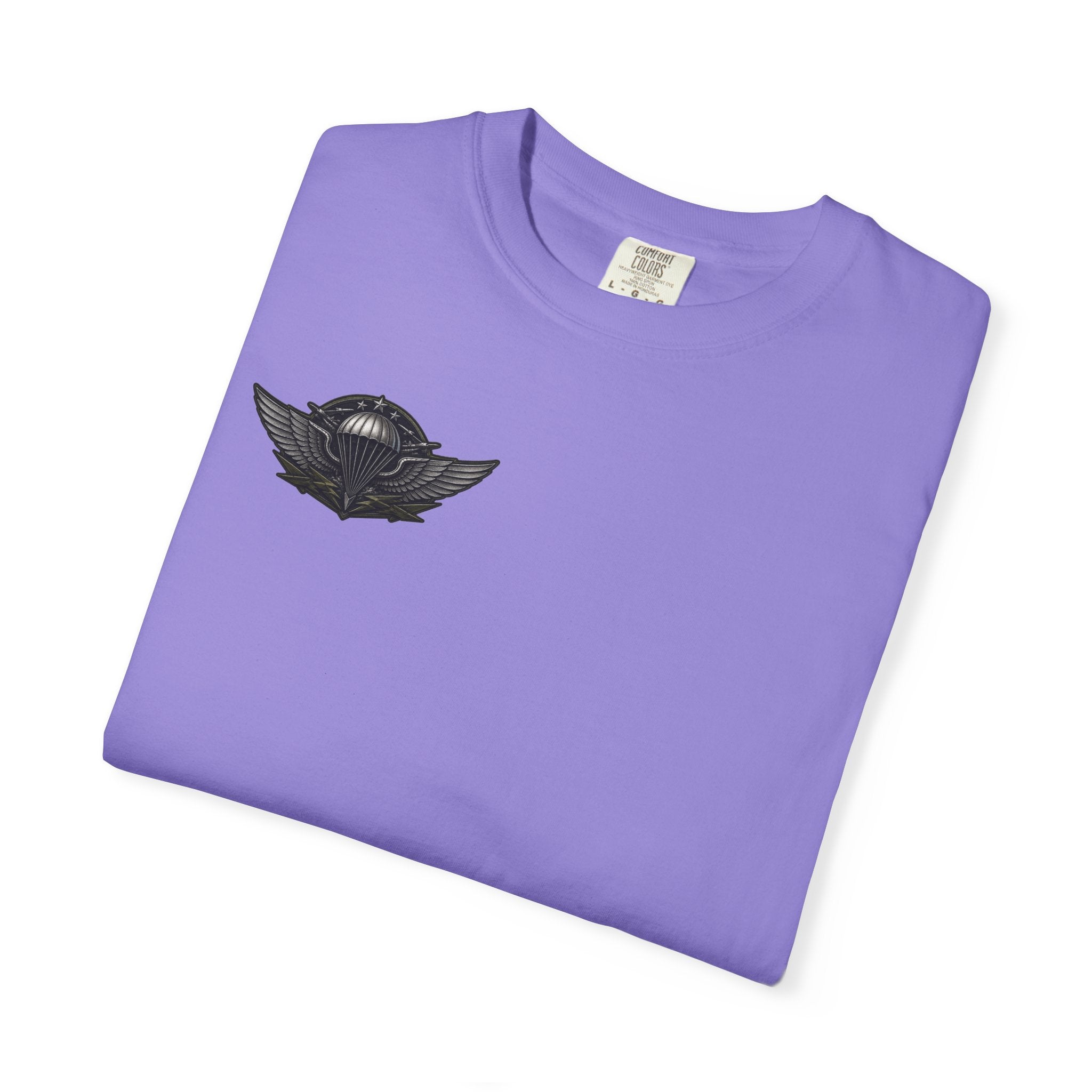 Parachutist Wings T-Shirt — Military Airborne Pilot Badge Tee
