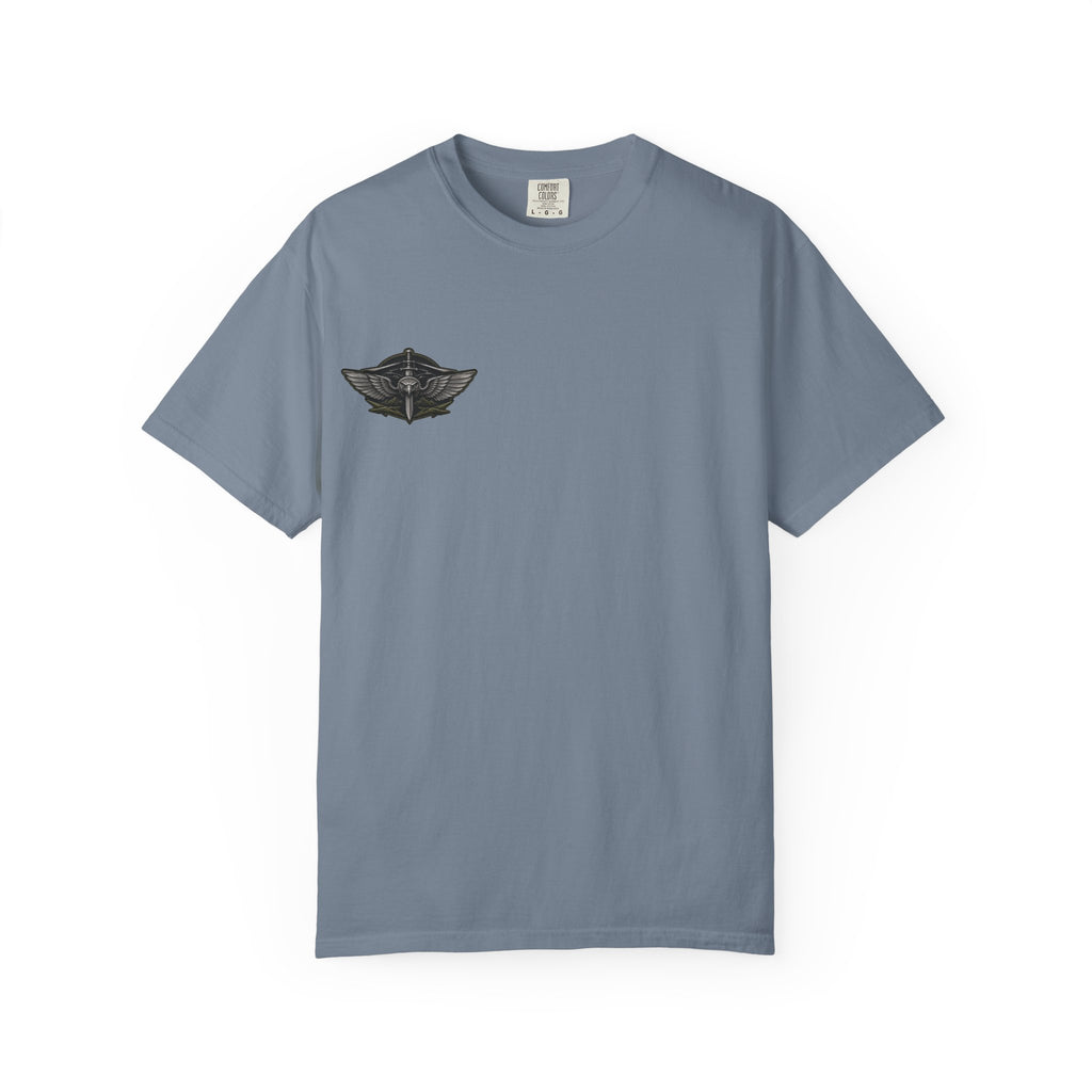 Winged Skull Chest Logo T-Shirt