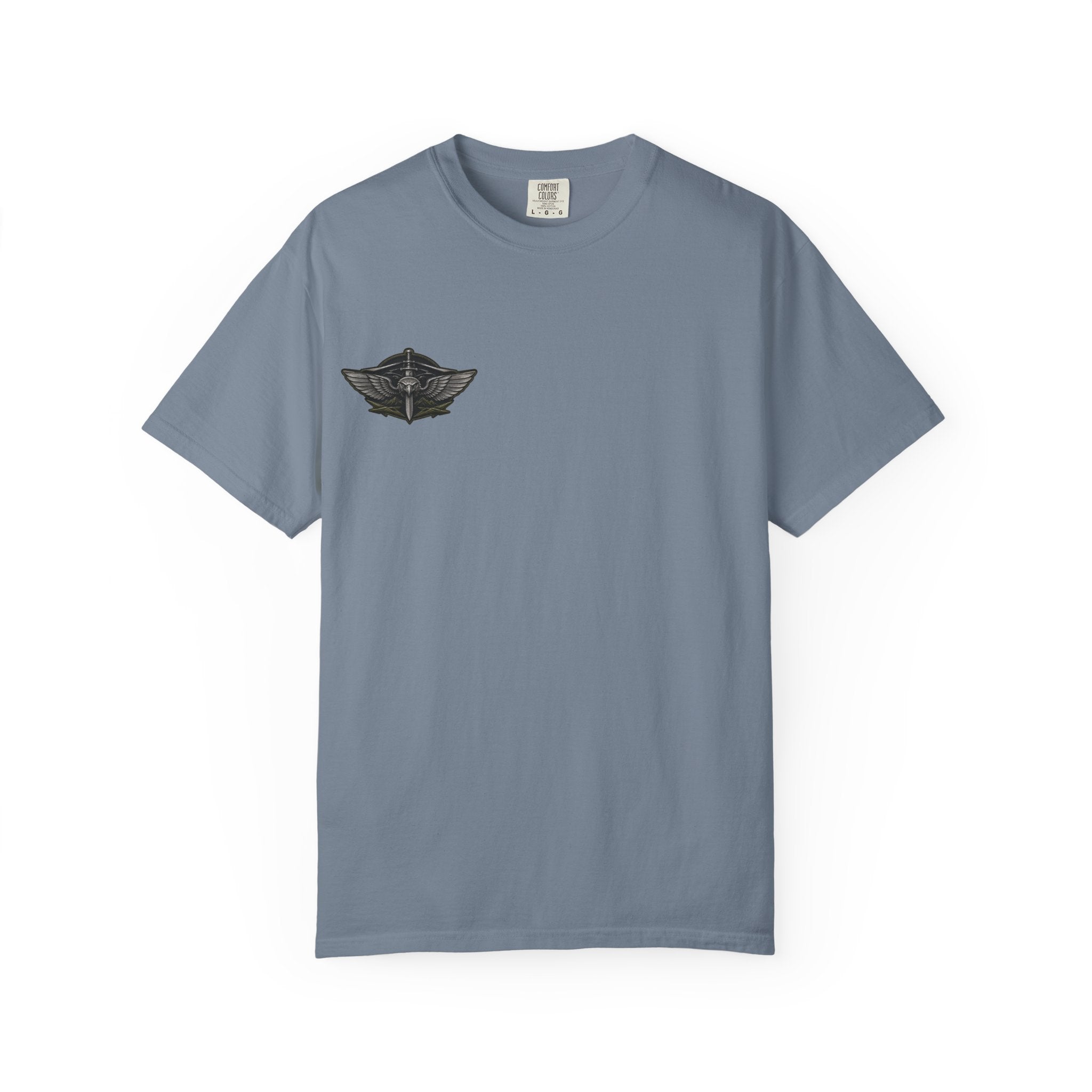 Winged Skull Chest Logo T-Shirt