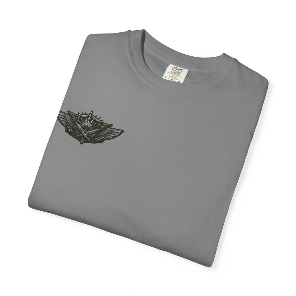 Combat Action T-Shirt — Military Patch Graphic Tee