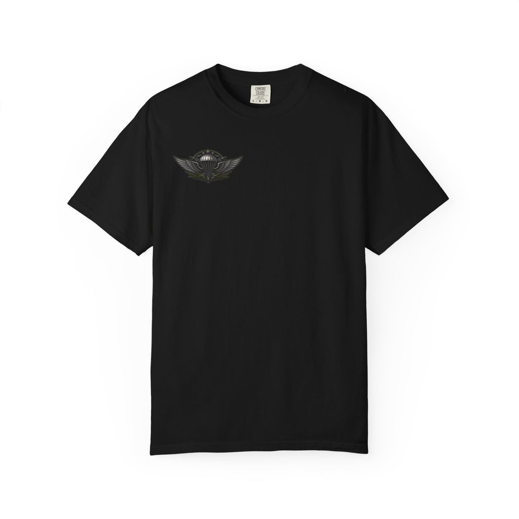 Parachutist Wings T-Shirt — Military Airborne Pilot Badge Tee