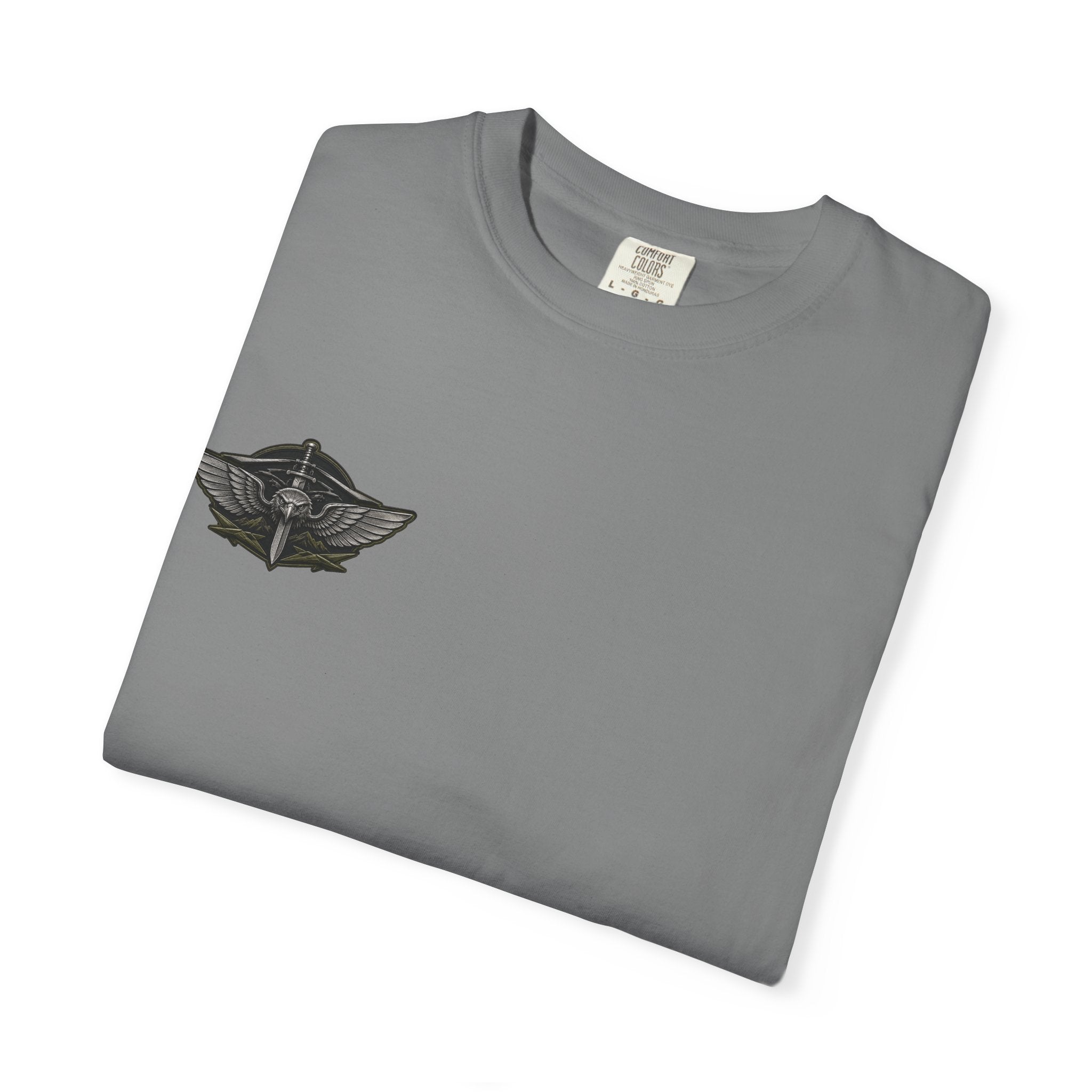 Winged Skull Chest Logo T-Shirt