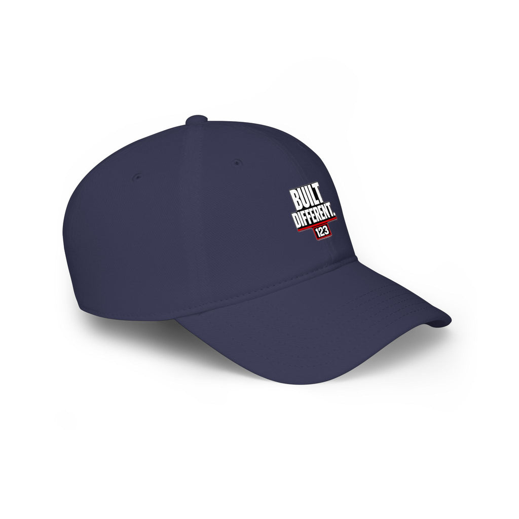 Built Different 123 Red Baseball Cap