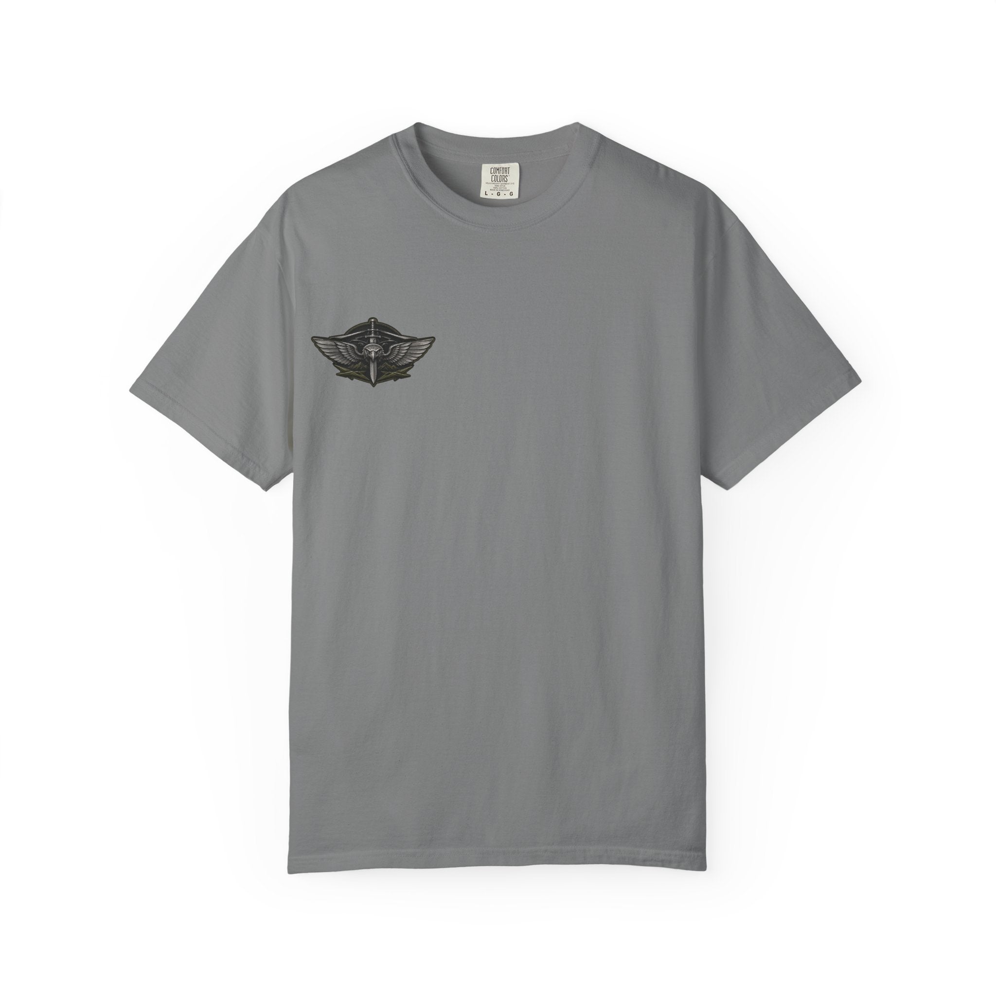 Winged Skull Chest Logo T-Shirt