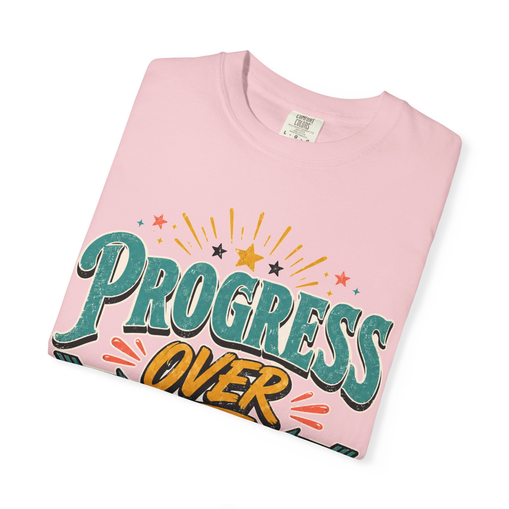Progress Over Perfection T-Shirt — Motivational Graphic Tee