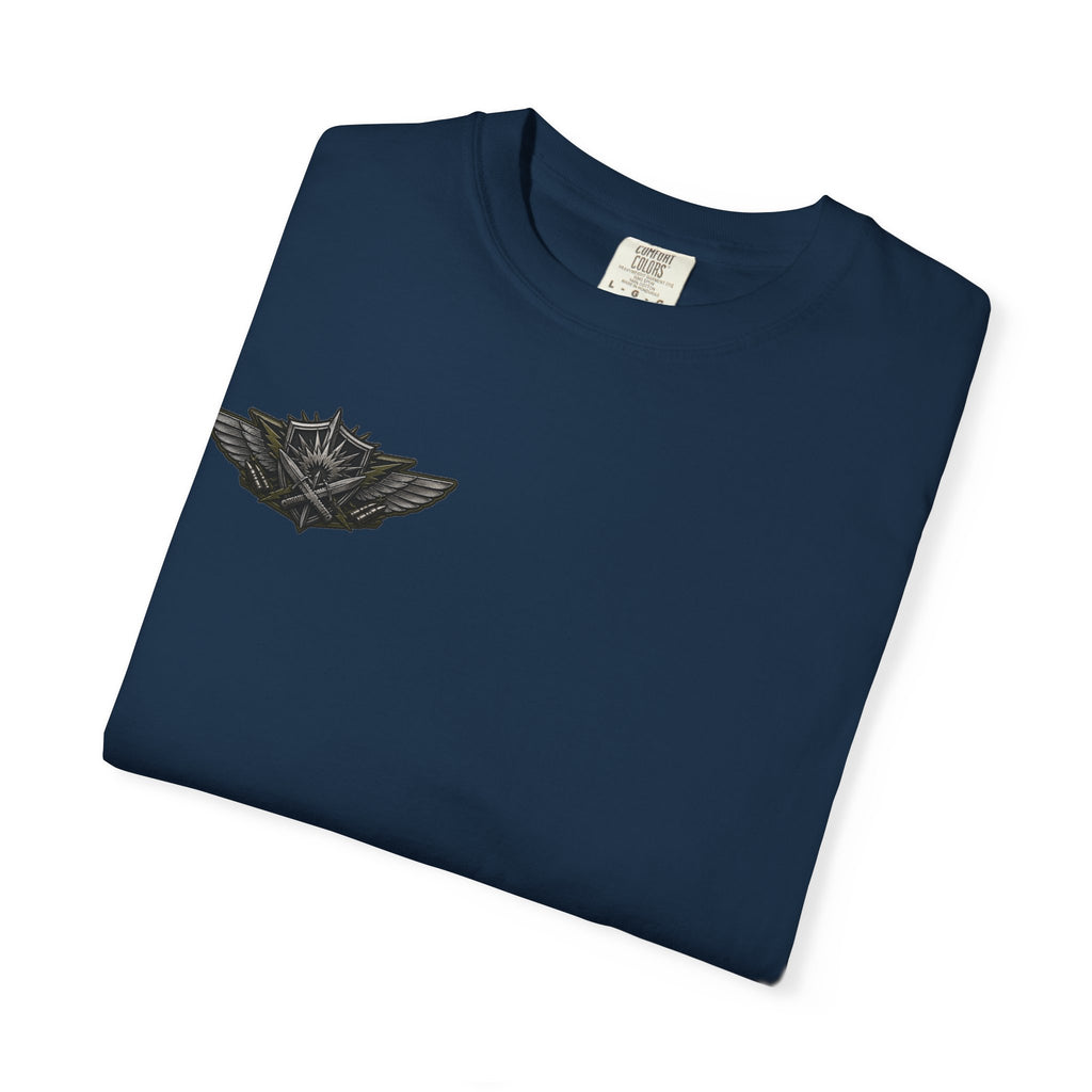 Combat Action T-Shirt — Military Patch Graphic Tee