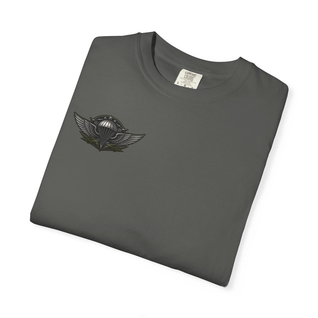 Parachutist Wings T-Shirt — Military Airborne Pilot Badge Tee