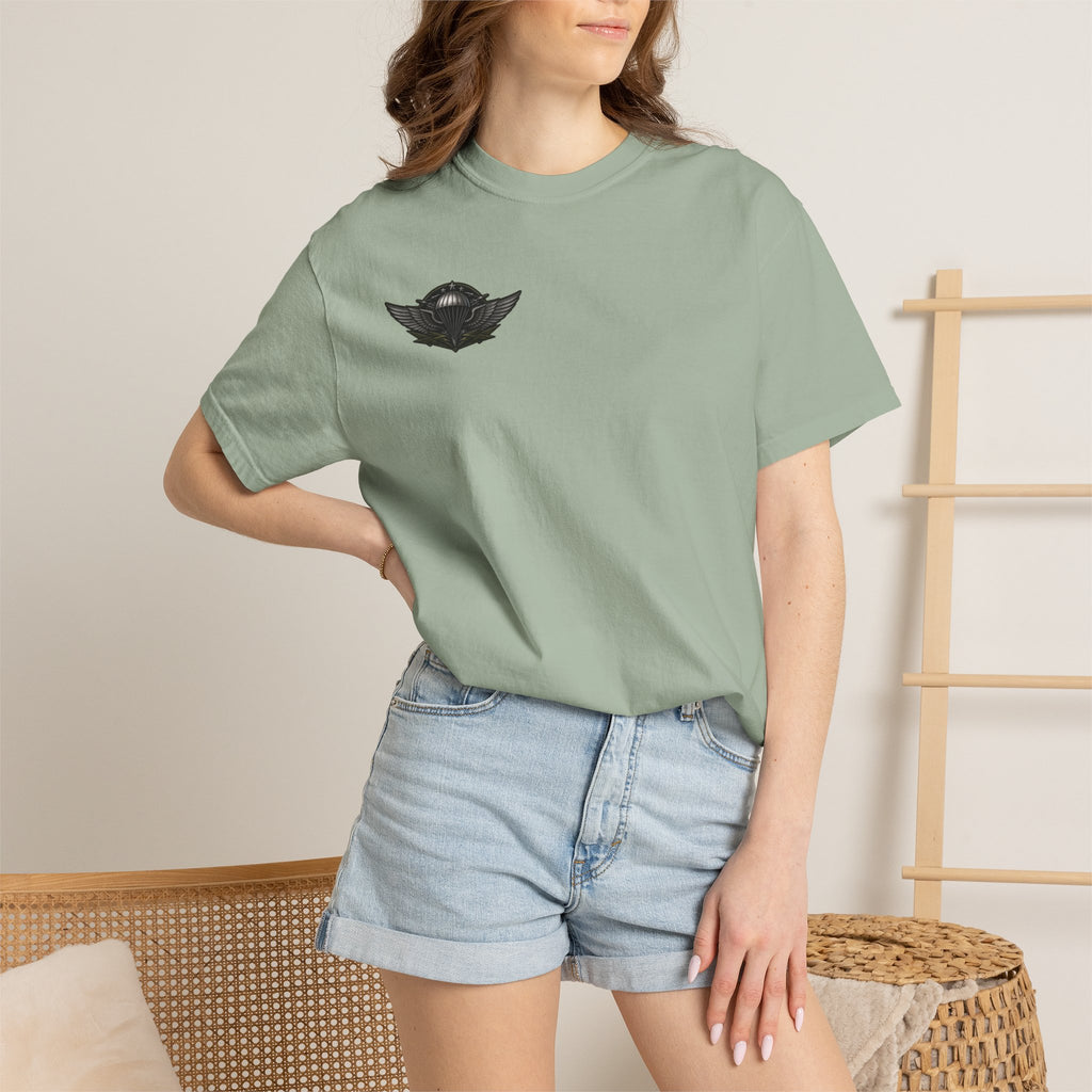 Parachutist Wings T-Shirt — Military Airborne Pilot Badge Tee