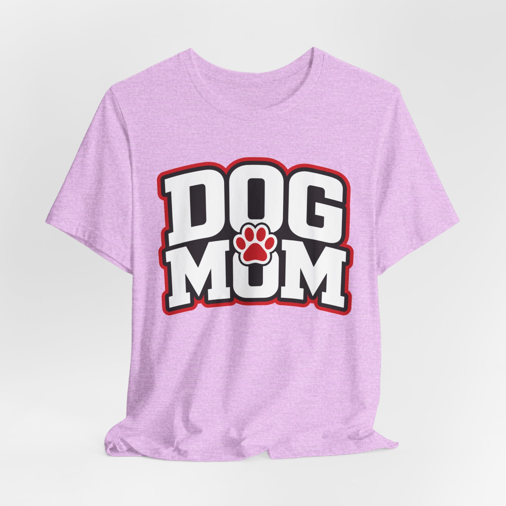 Dog Mom T-Shirt — Bold Paw Graphic Tee for Dog Lovers