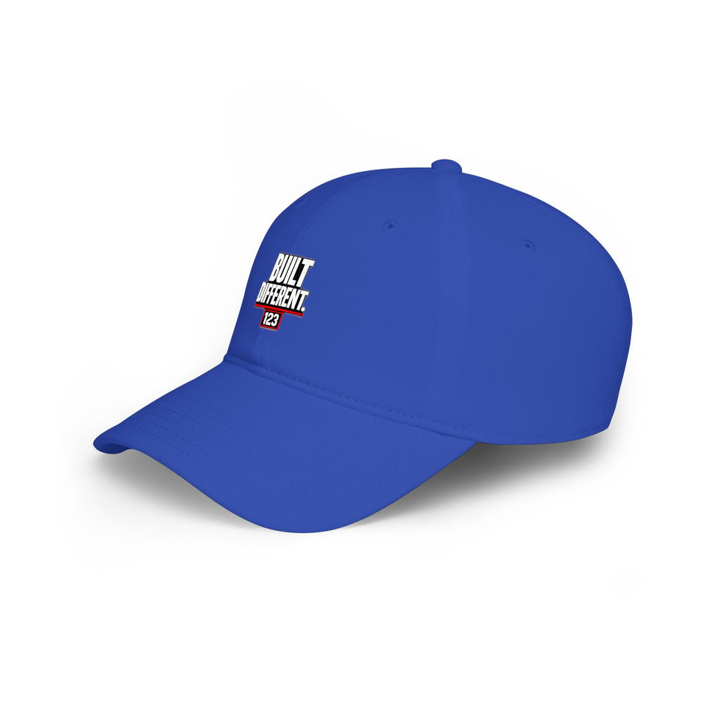 Built Different 123 Red Baseball Cap