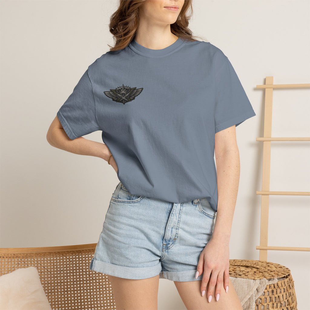 Combat Action T-Shirt — Military Patch Graphic Tee