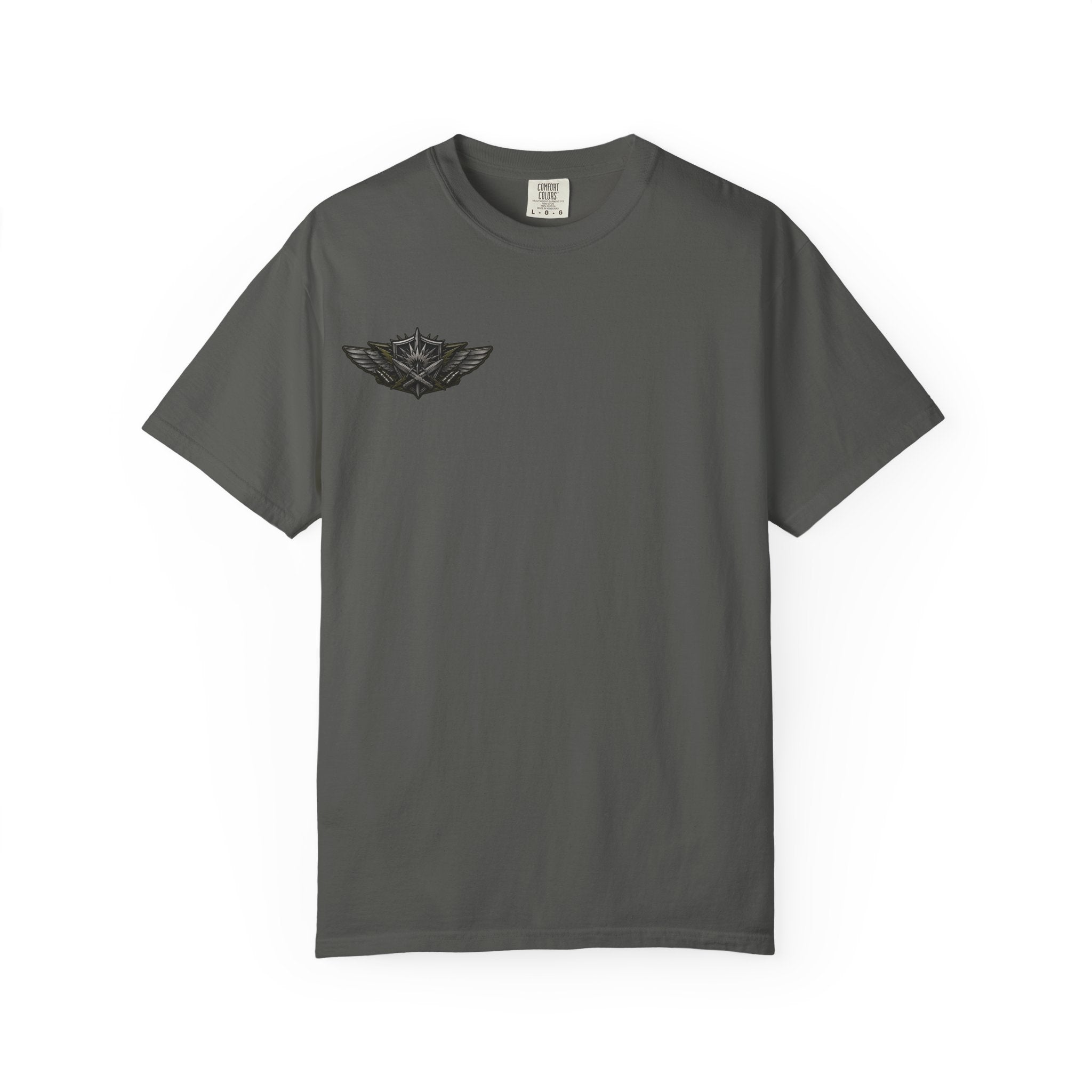 Combat Action T-Shirt — Military Patch Graphic Tee