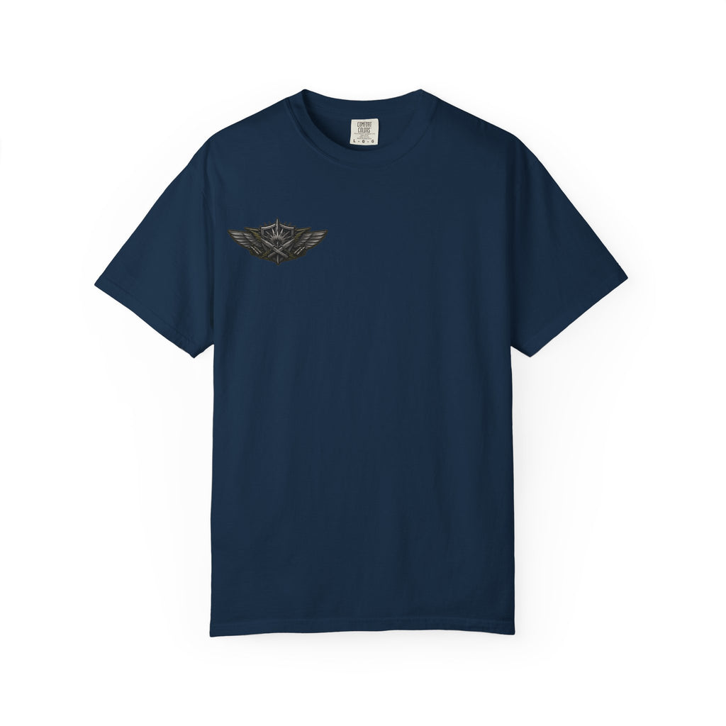 Combat Action T-Shirt — Military Patch Graphic Tee