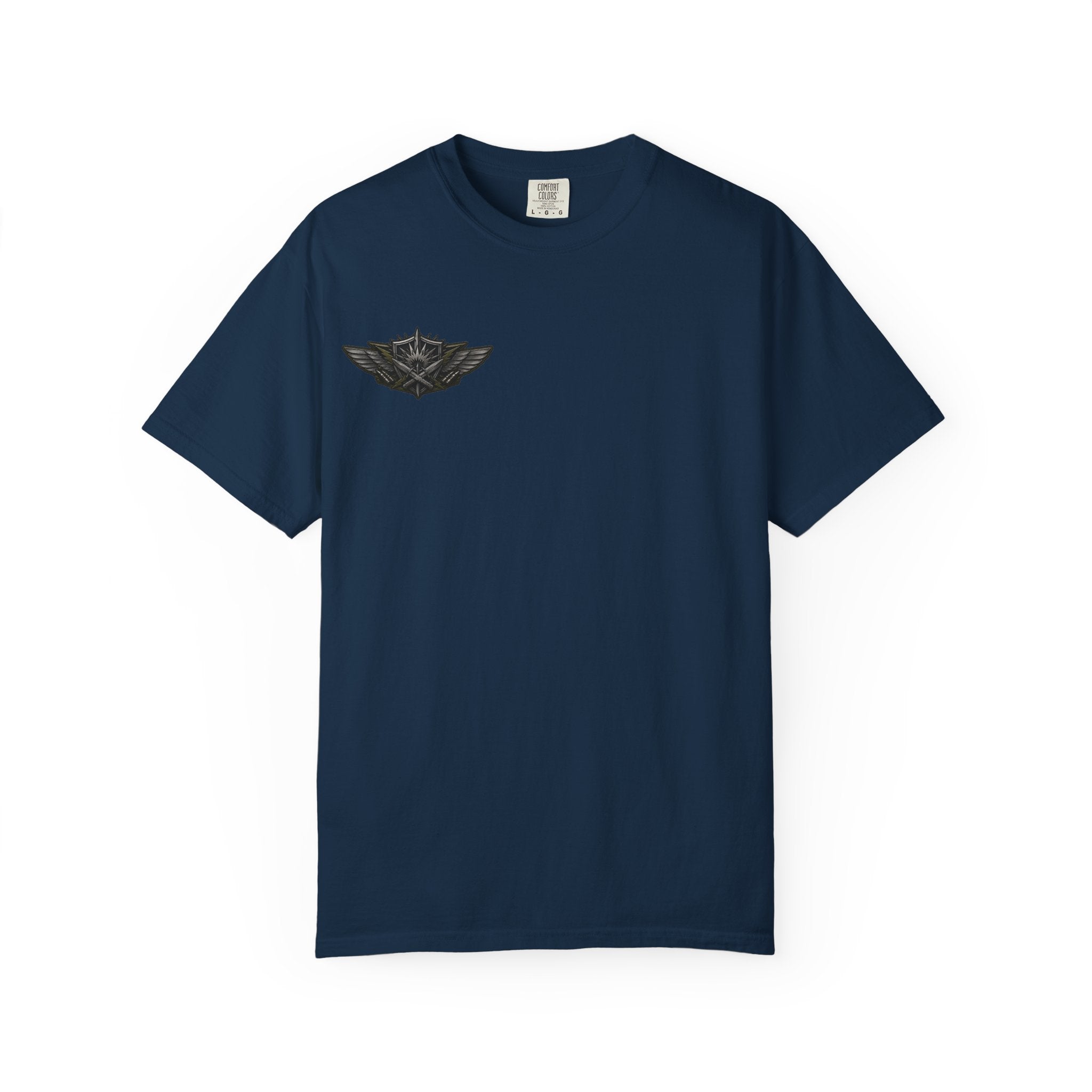Combat Action T-Shirt — Military Patch Graphic Tee