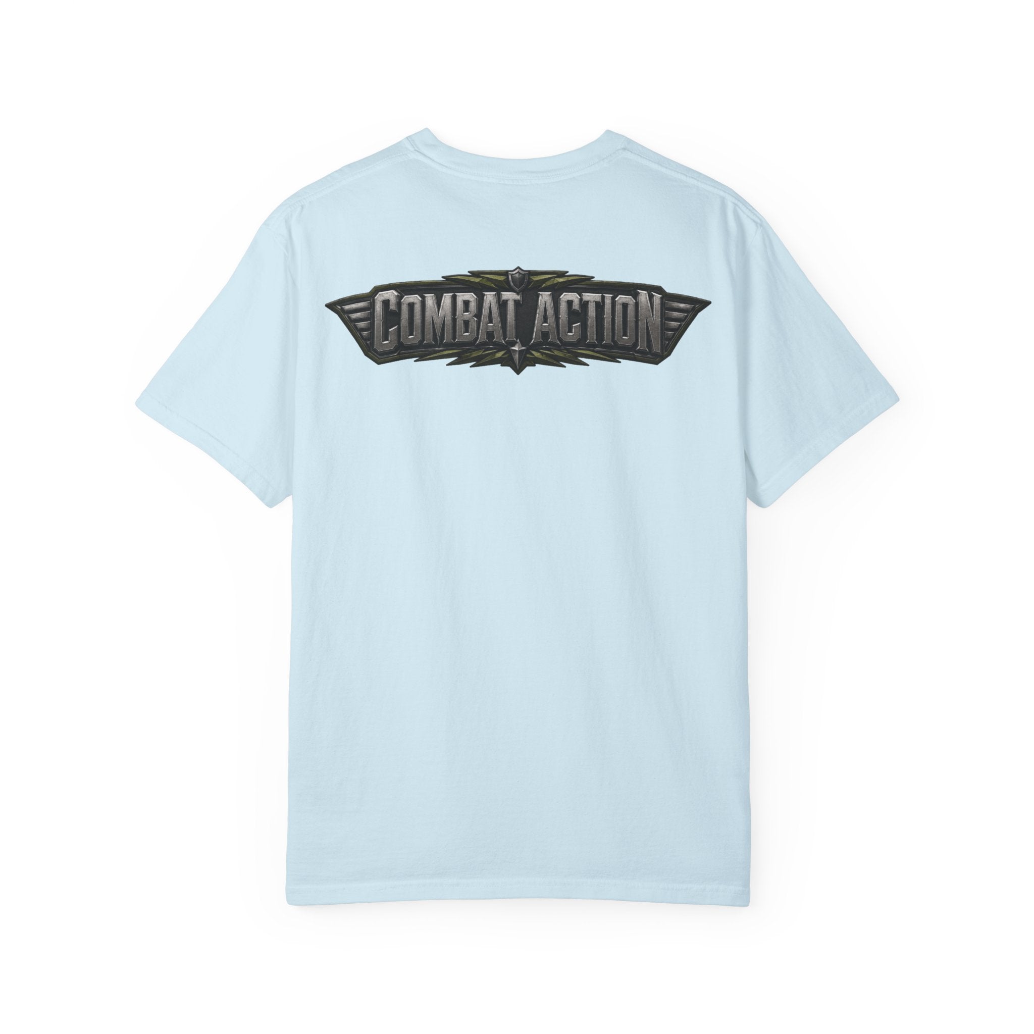Combat Action T-Shirt — Military Patch Graphic Tee